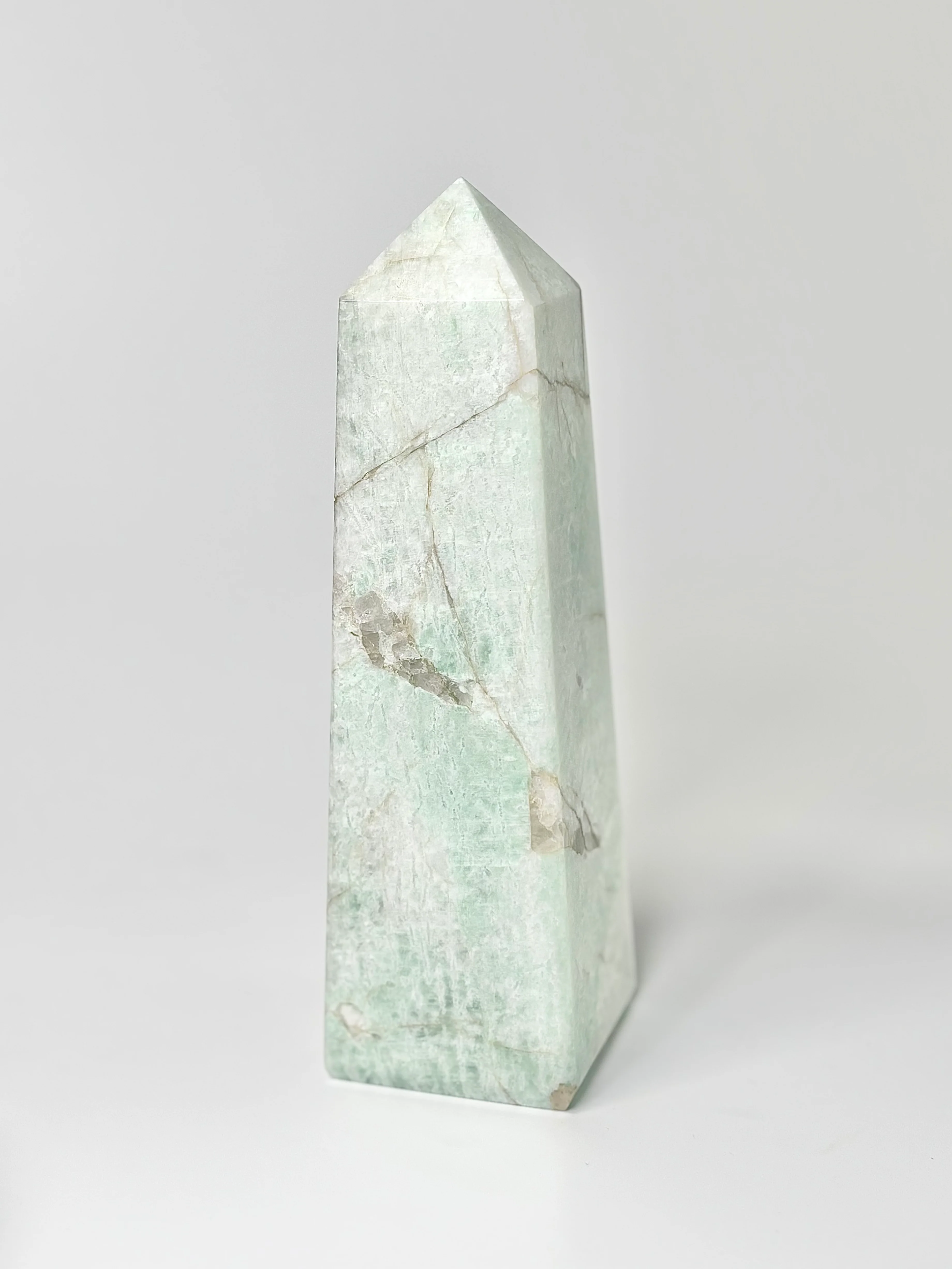 Four Facet Amazonite Tower – 780g - Soothing Colour & Grounded Form - Image 3