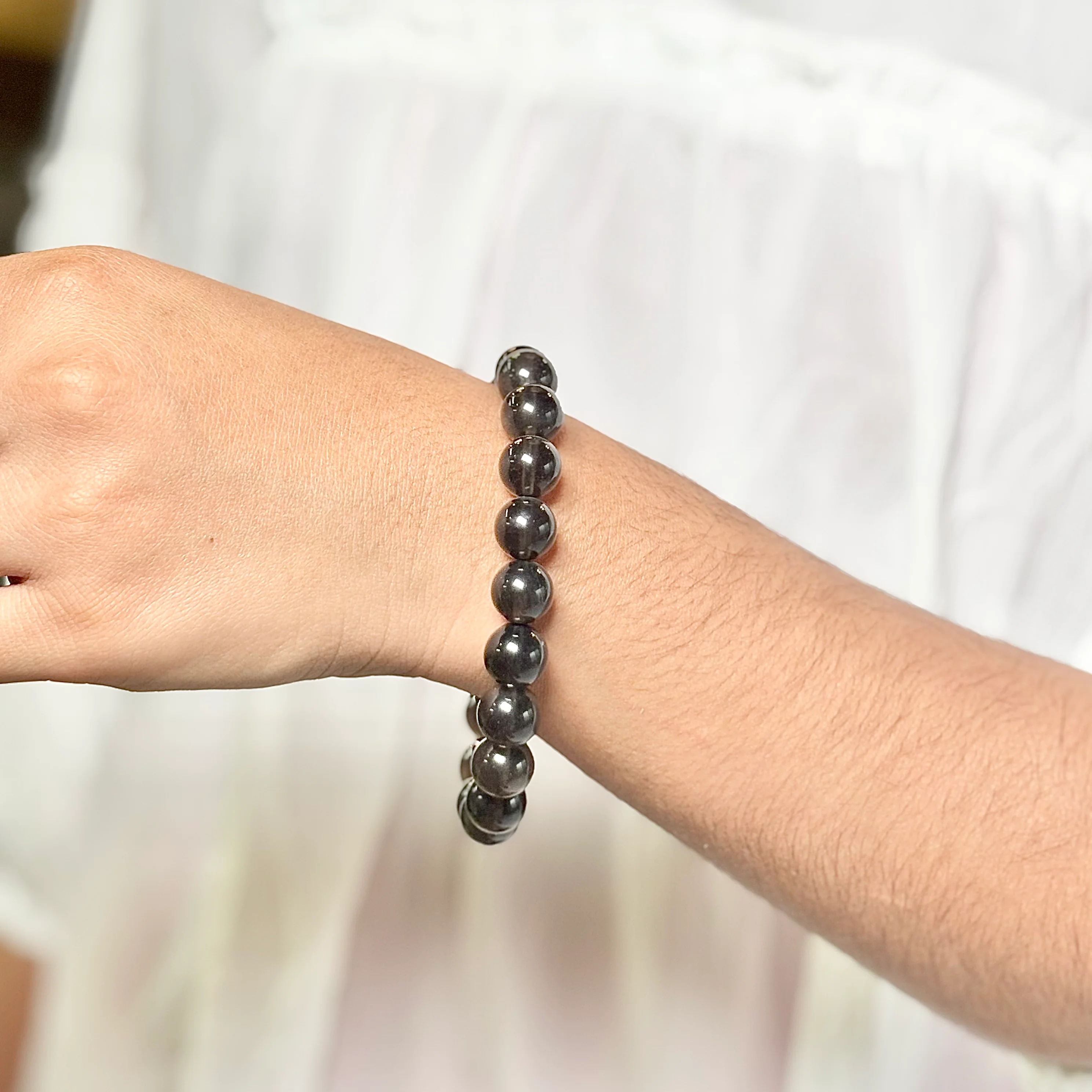 Tektite Bracelet 10mm – Cosmic Energy • Spiritual Expansion • Protection - Image 2
