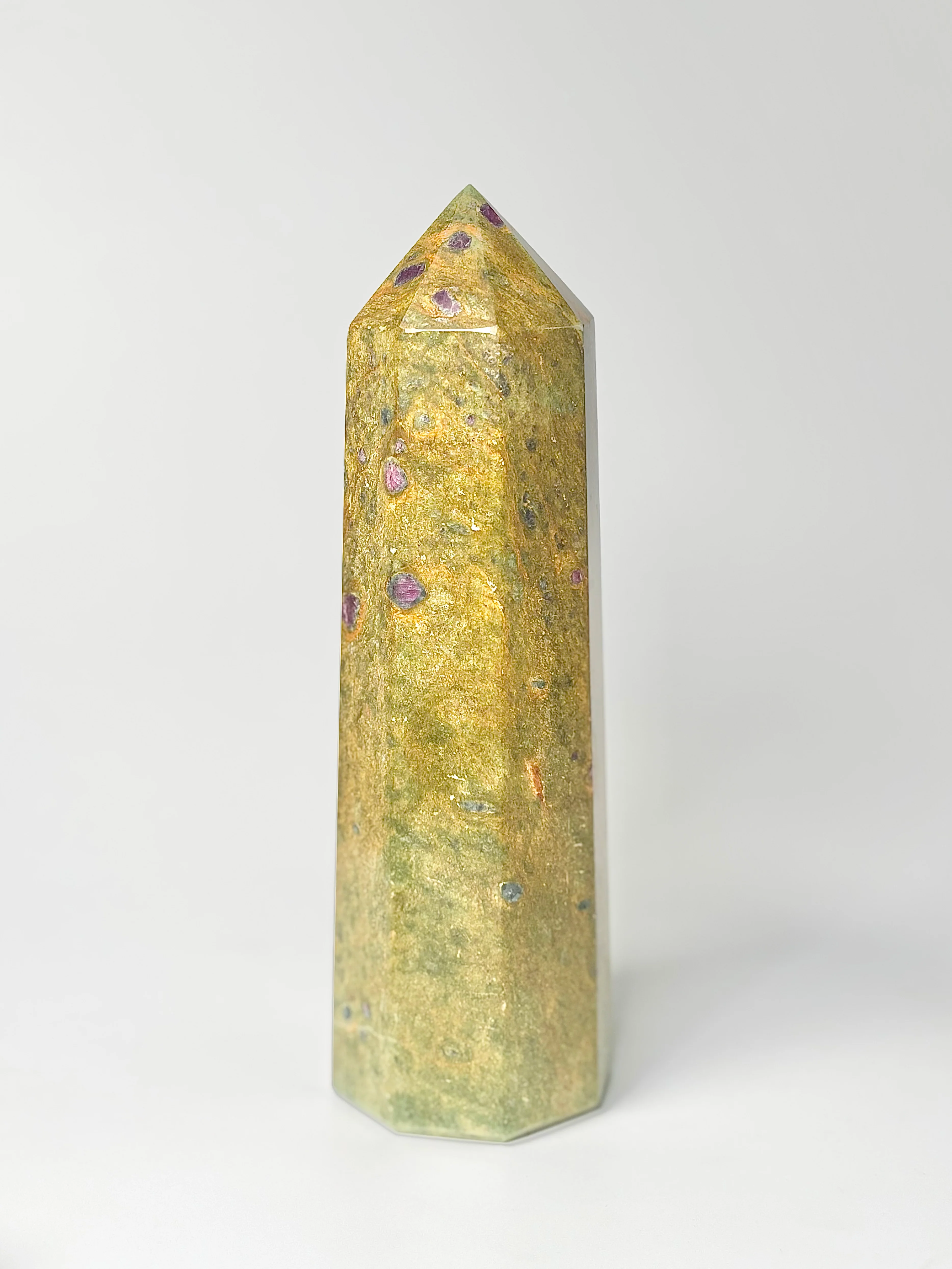 Eight Facet Ruby in Zoisite Tower – 980g - Vivid Colour & Balanced Design