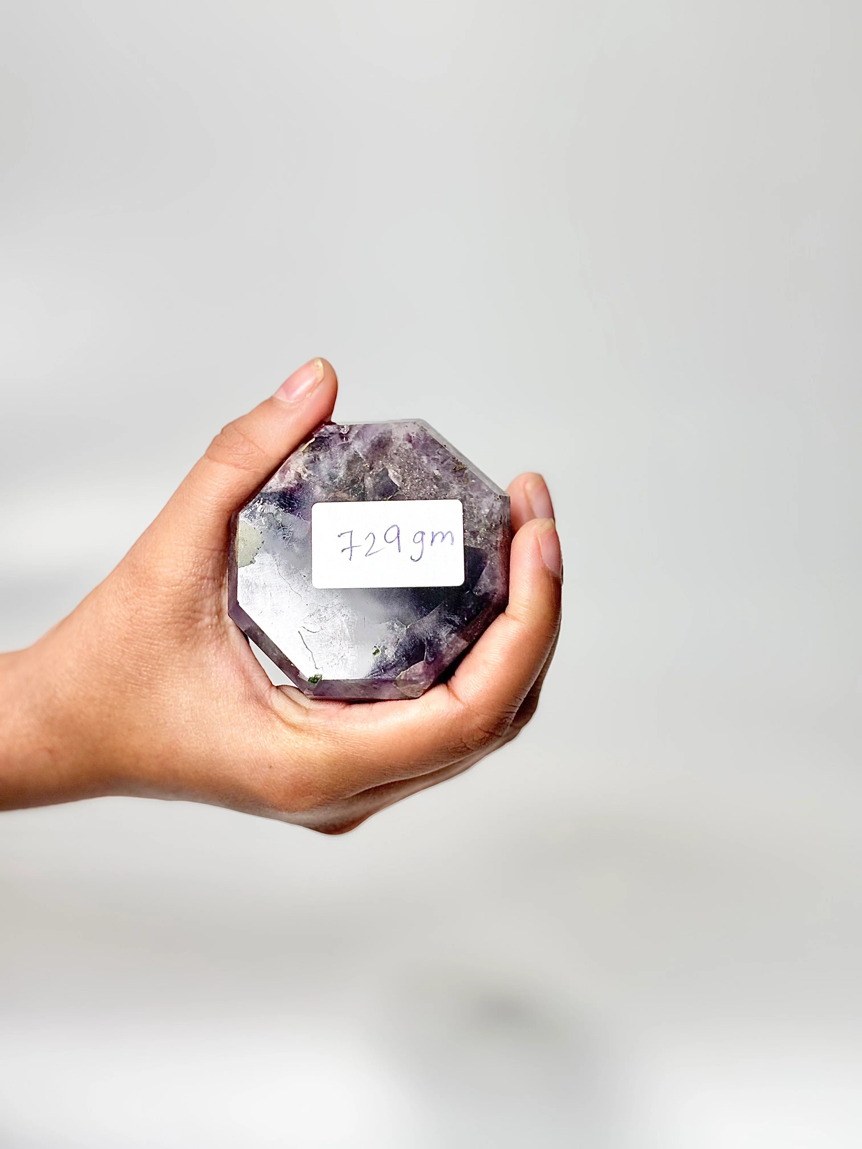 Eight Facet Chevron Amethyst Tower – 729g - Balanced Energy & Refined Clarity - Image 3