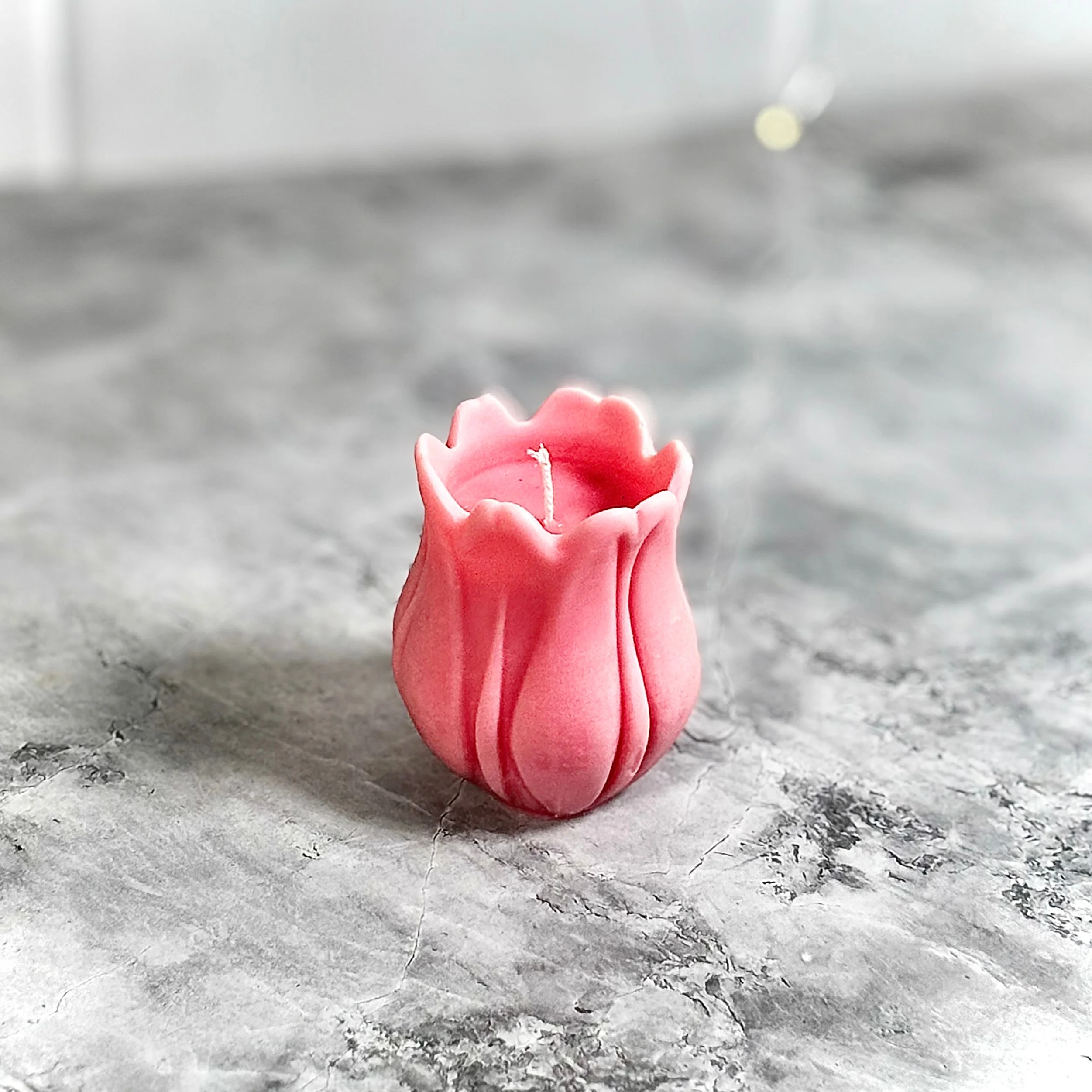 Tulip Shaped Soy Scented Candle – Tearose Fragrance
