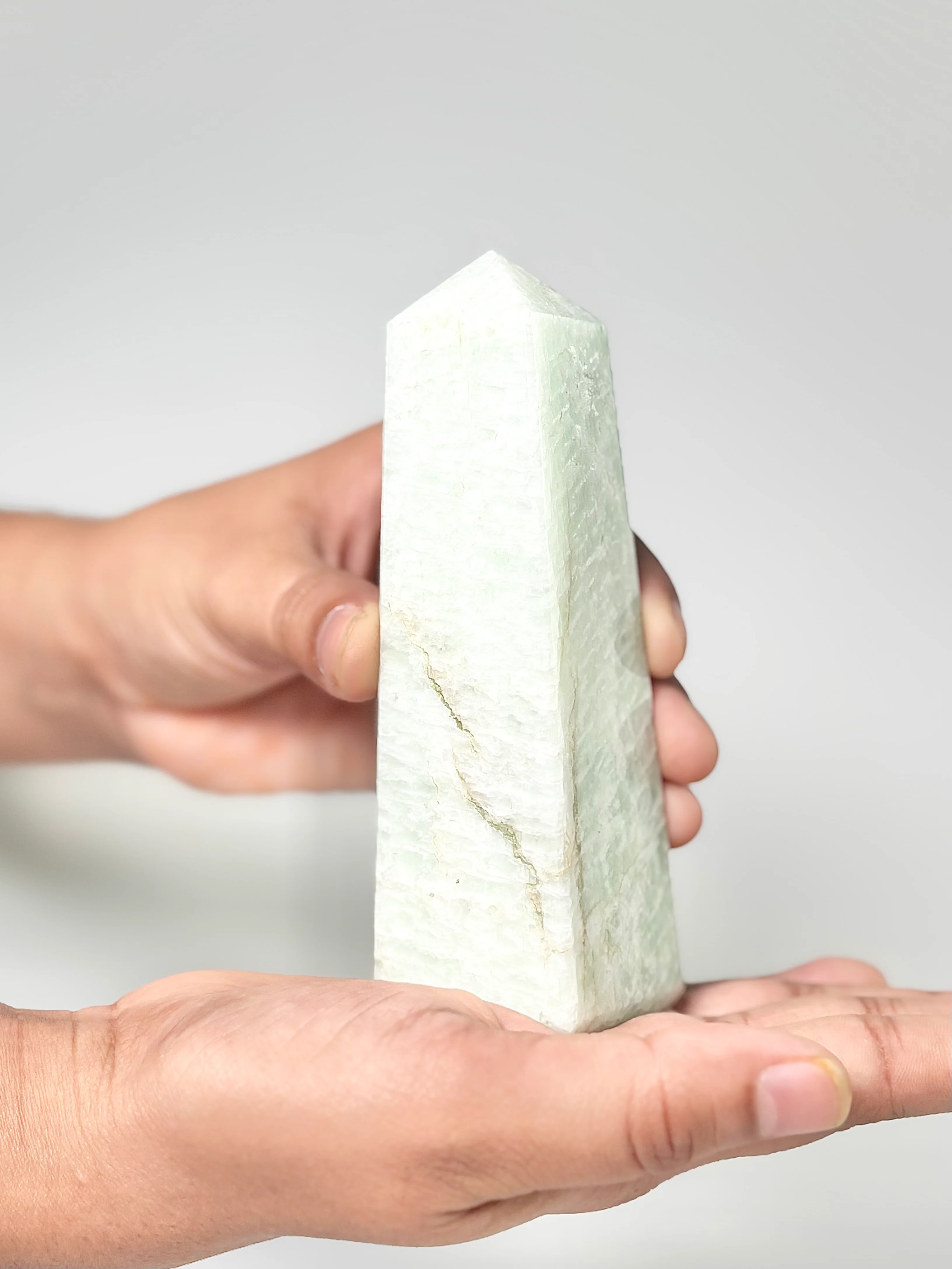 Four Facet Amazonite Tower – 250g - Soothing Colour & Grounded Form - Image 2
