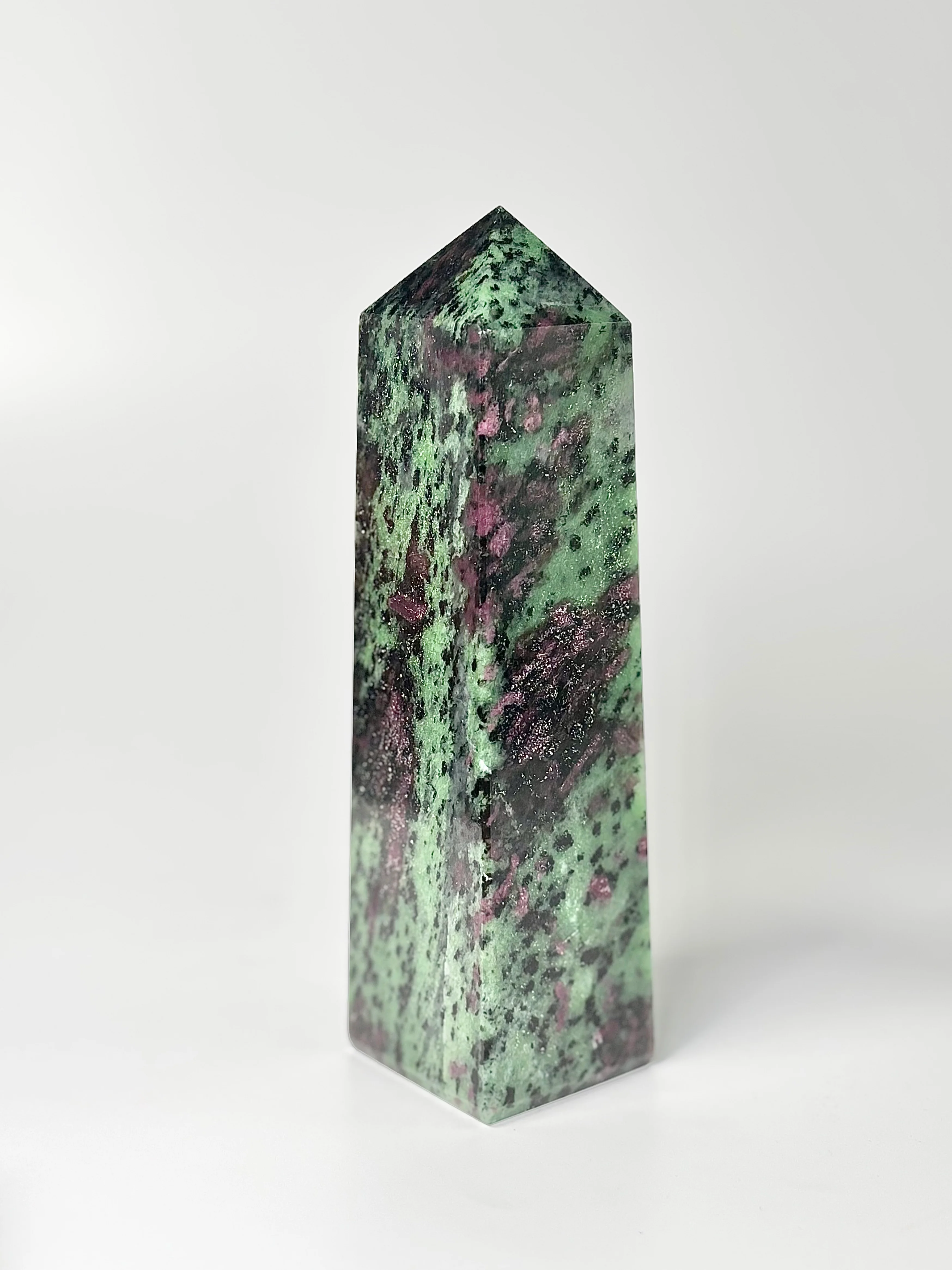 Four Facet Zoisite Tower – 710g - Earthy Tones & Grounded Symmetry