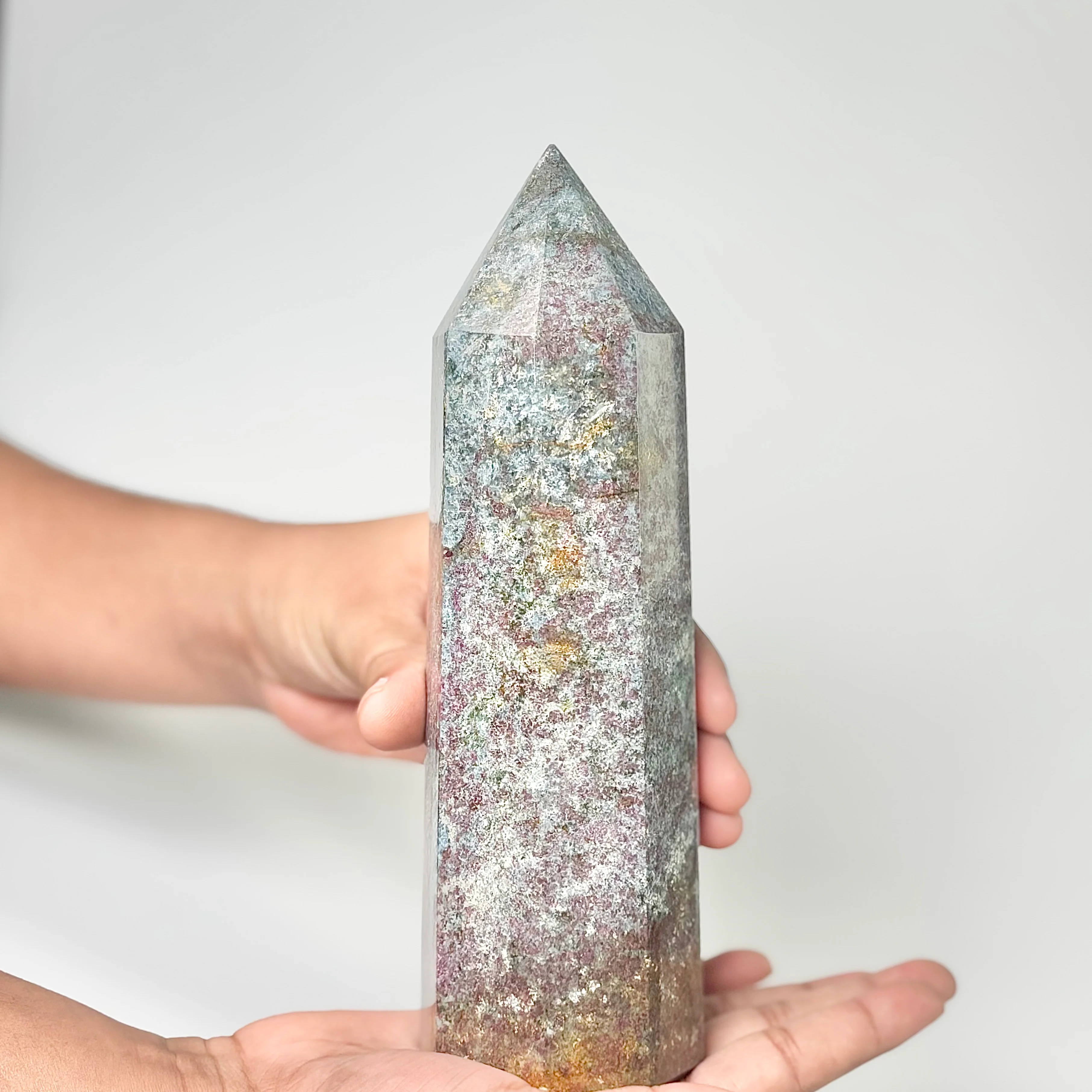 Eight Facet Ruby in Kyanite Tower – 1.2kg -Distinctive Colour & Balanced Form - Image 2