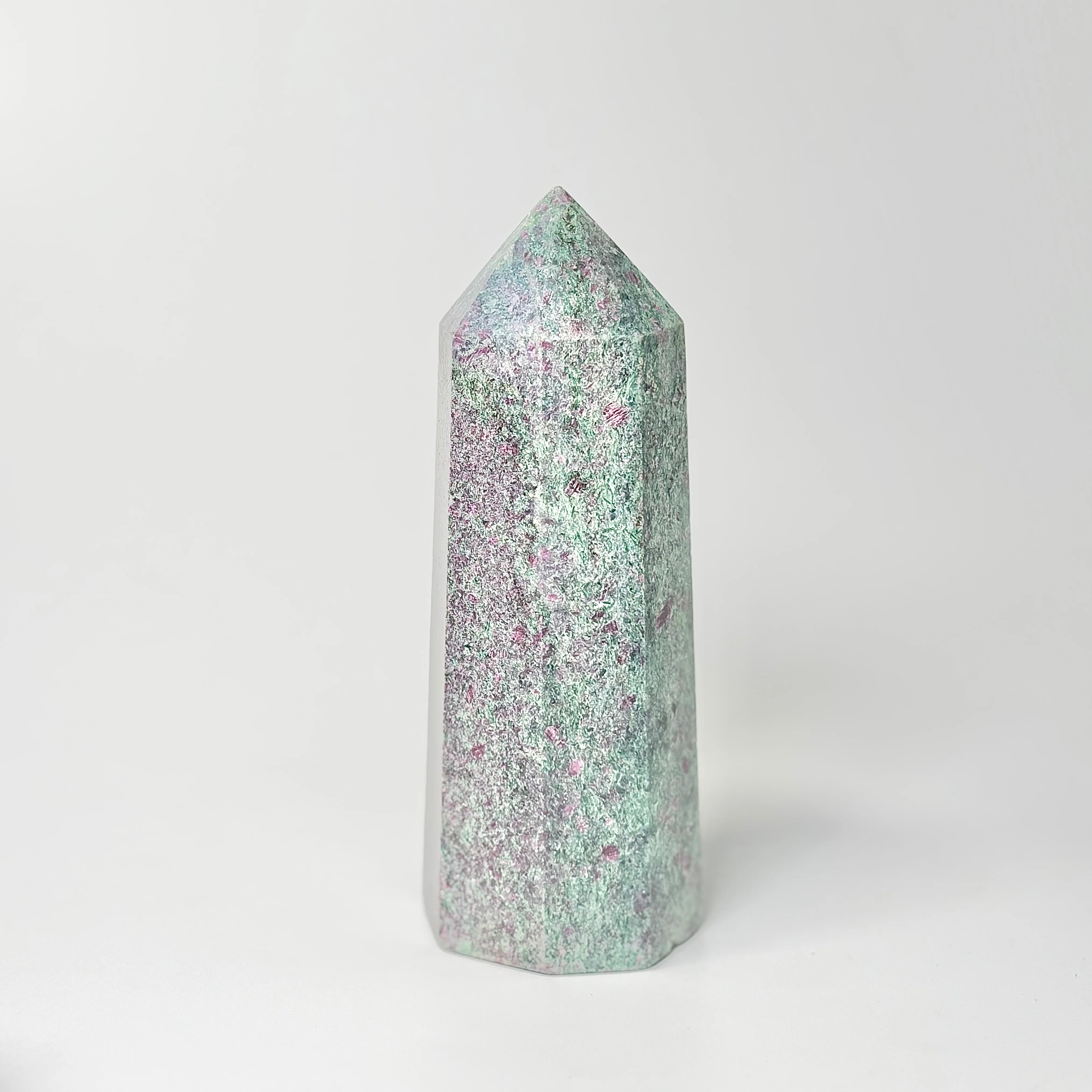 Eight Facet Ruby in Kyanite Tower – 645g -Distinctive Colour & Balanced Form
