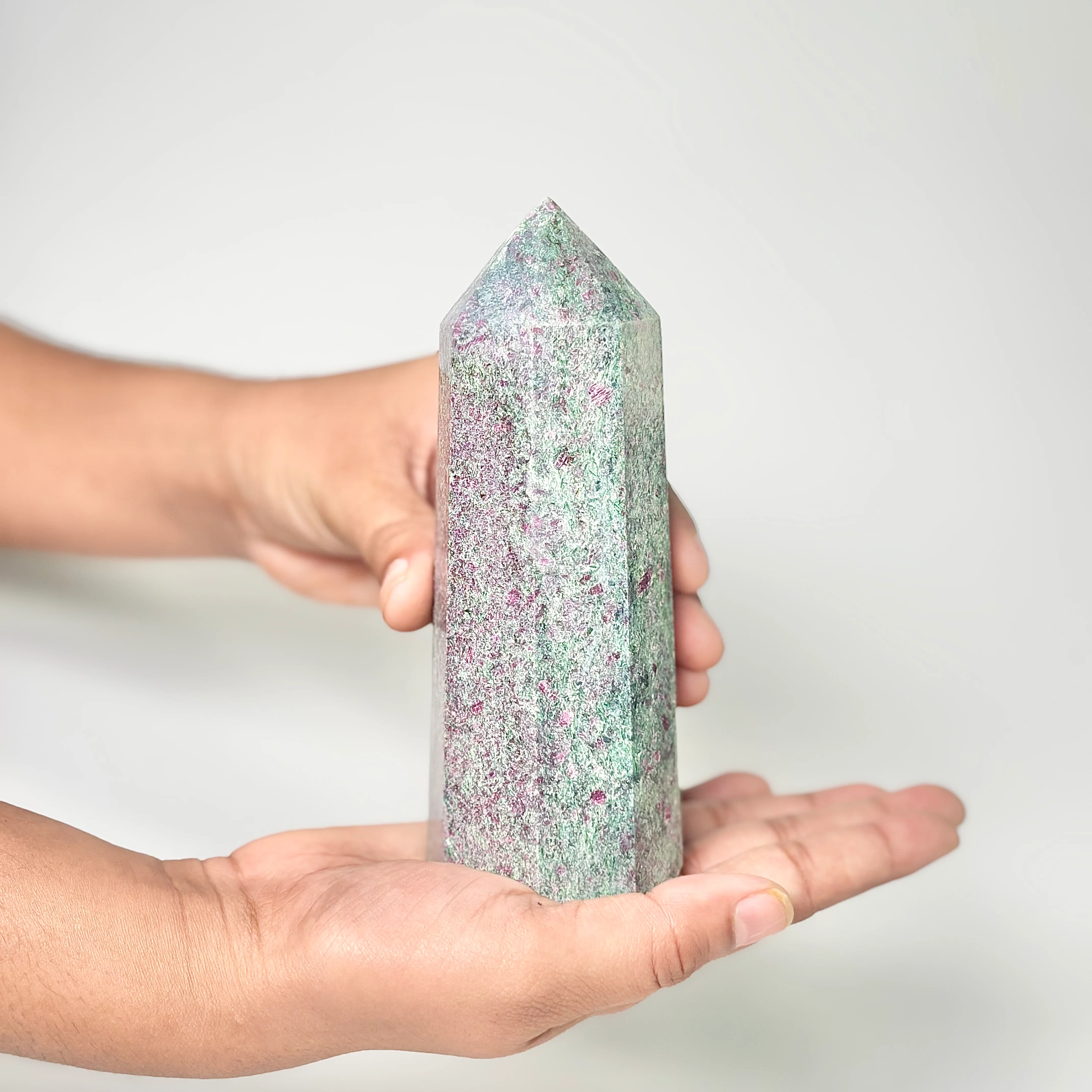 Eight Facet Ruby in Kyanite Tower – 645g -Distinctive Colour & Balanced Form - Image 2