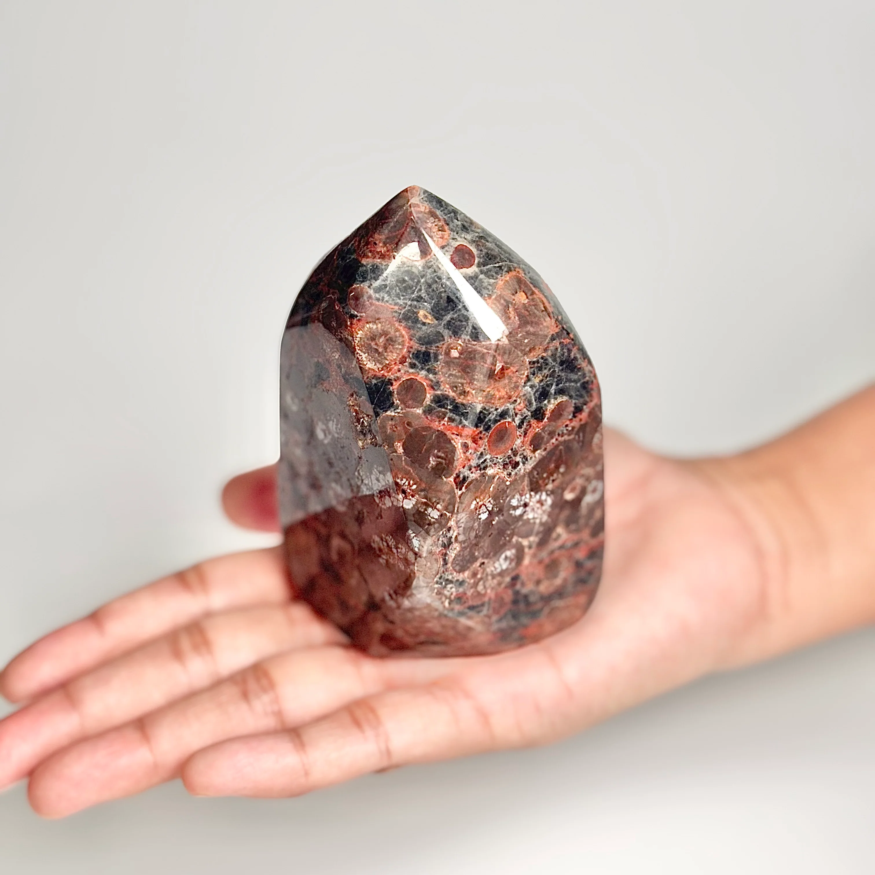 Peanut Obsidian Freeform 330g – Natural Fusion of Fire & Earth - Image 3