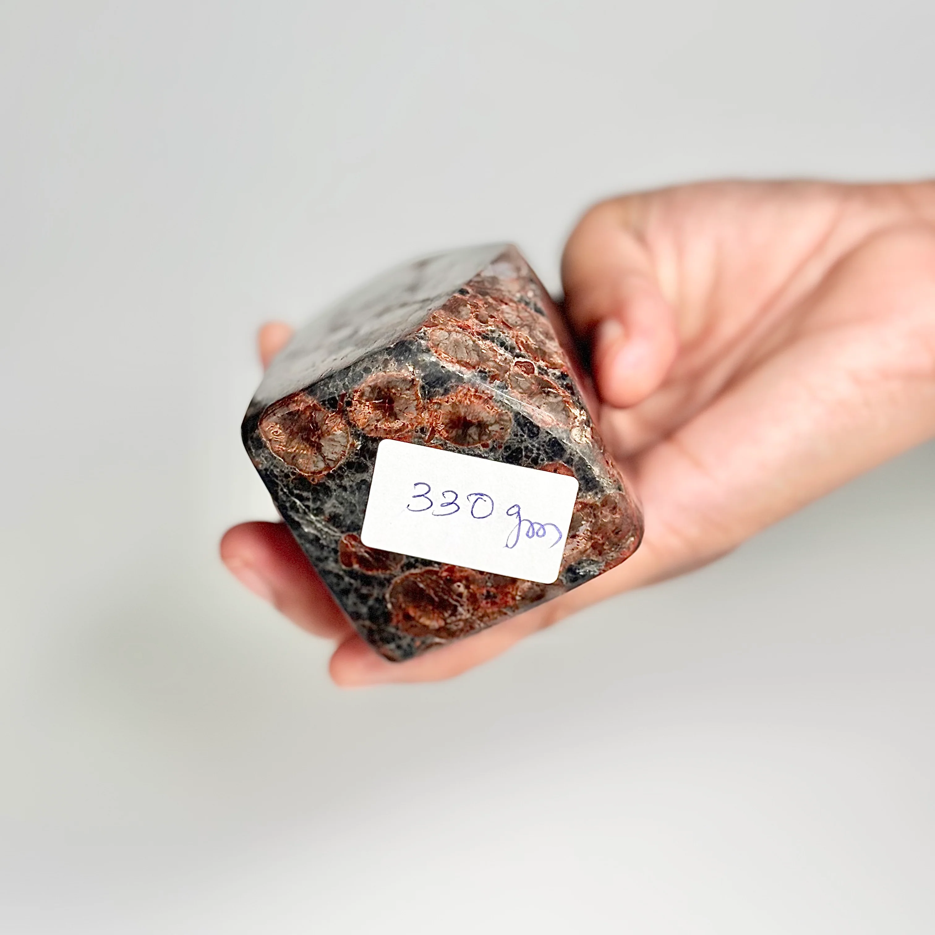 Peanut Obsidian Freeform 330g – Natural Fusion of Fire & Earth - Image 5