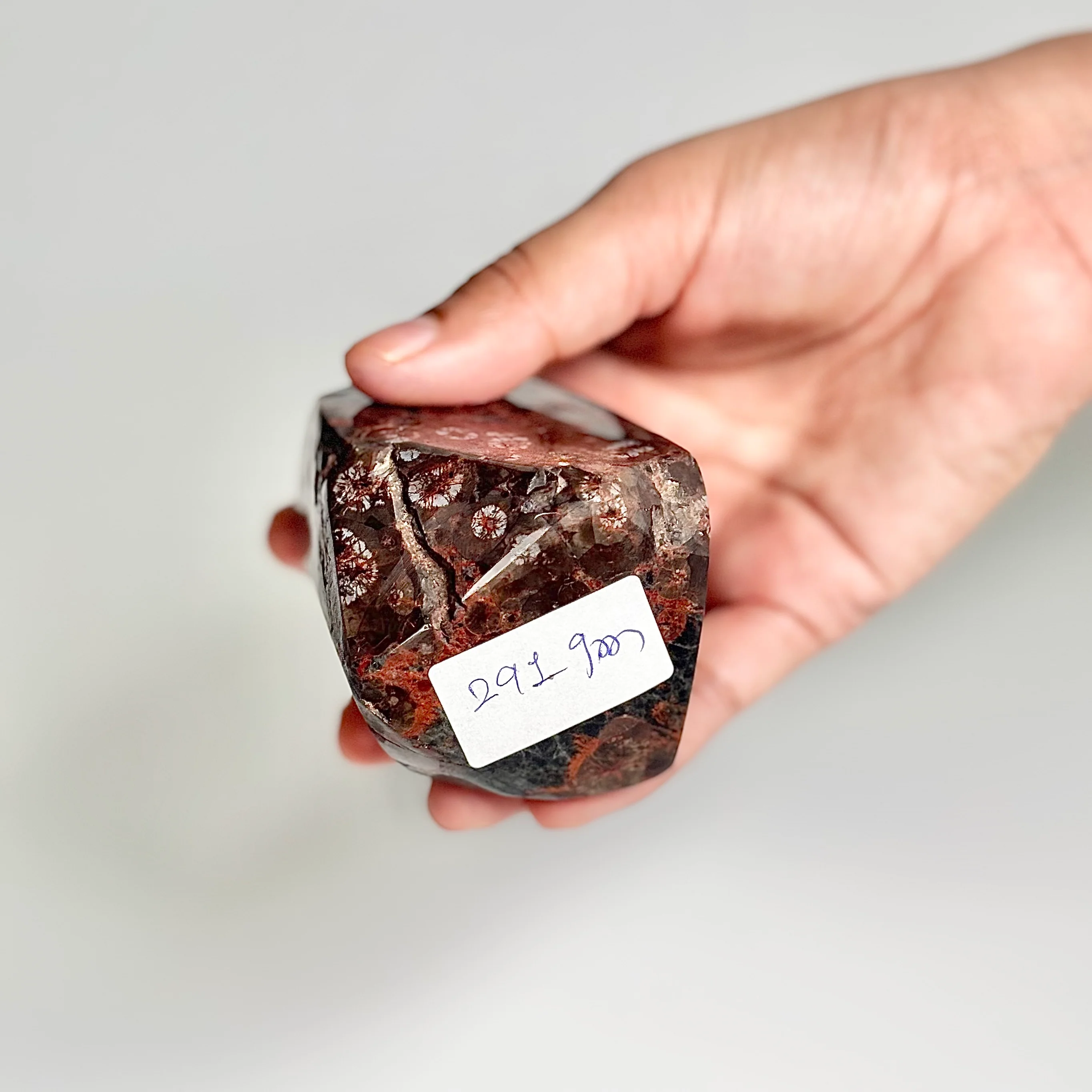 Peanut Obsidian Freeform 291g – Natural Fusion of Fire & Earth - Image 5