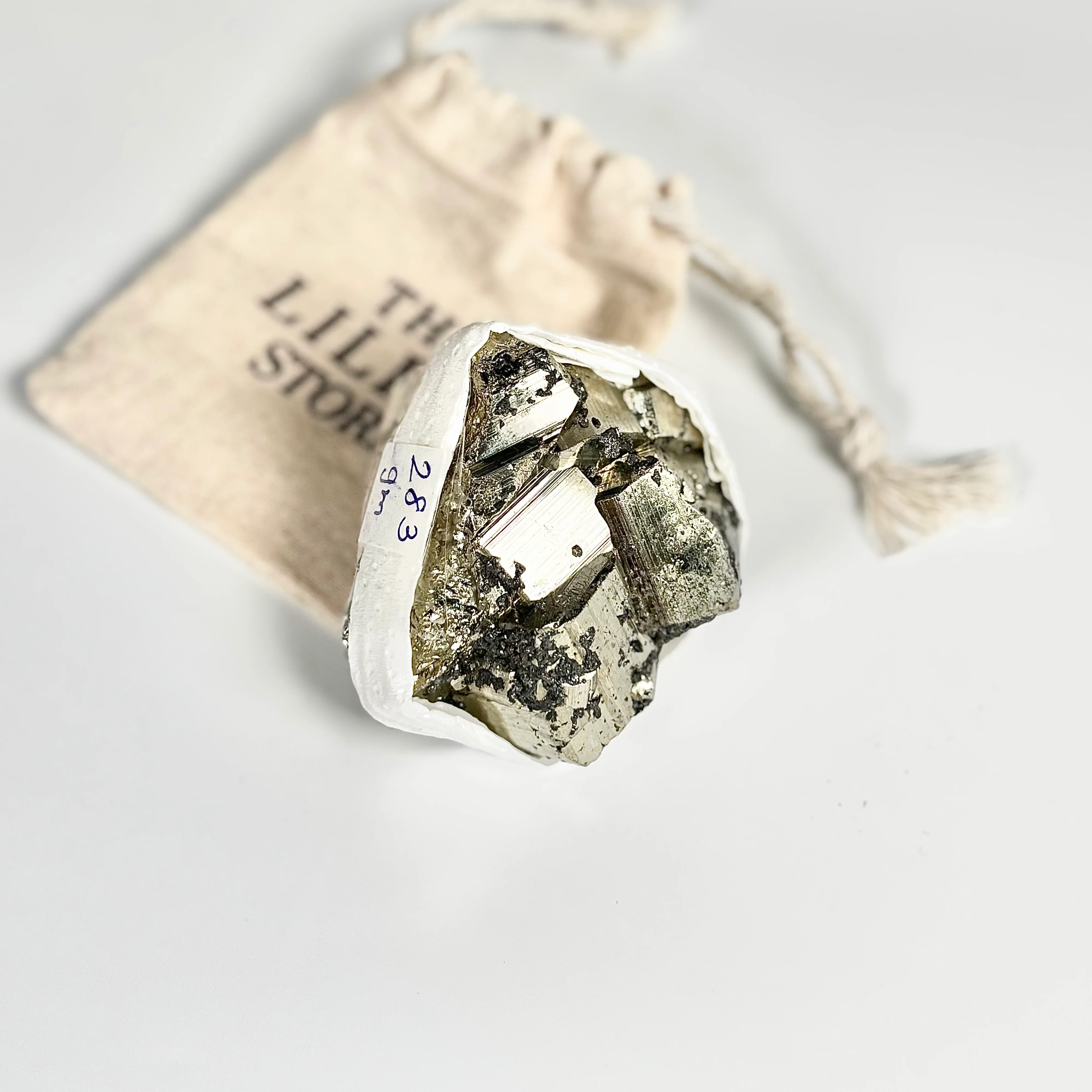 Peruvian Pyrite Cluster – 283g -Golden Brilliance & Striking Presence - Image 2
