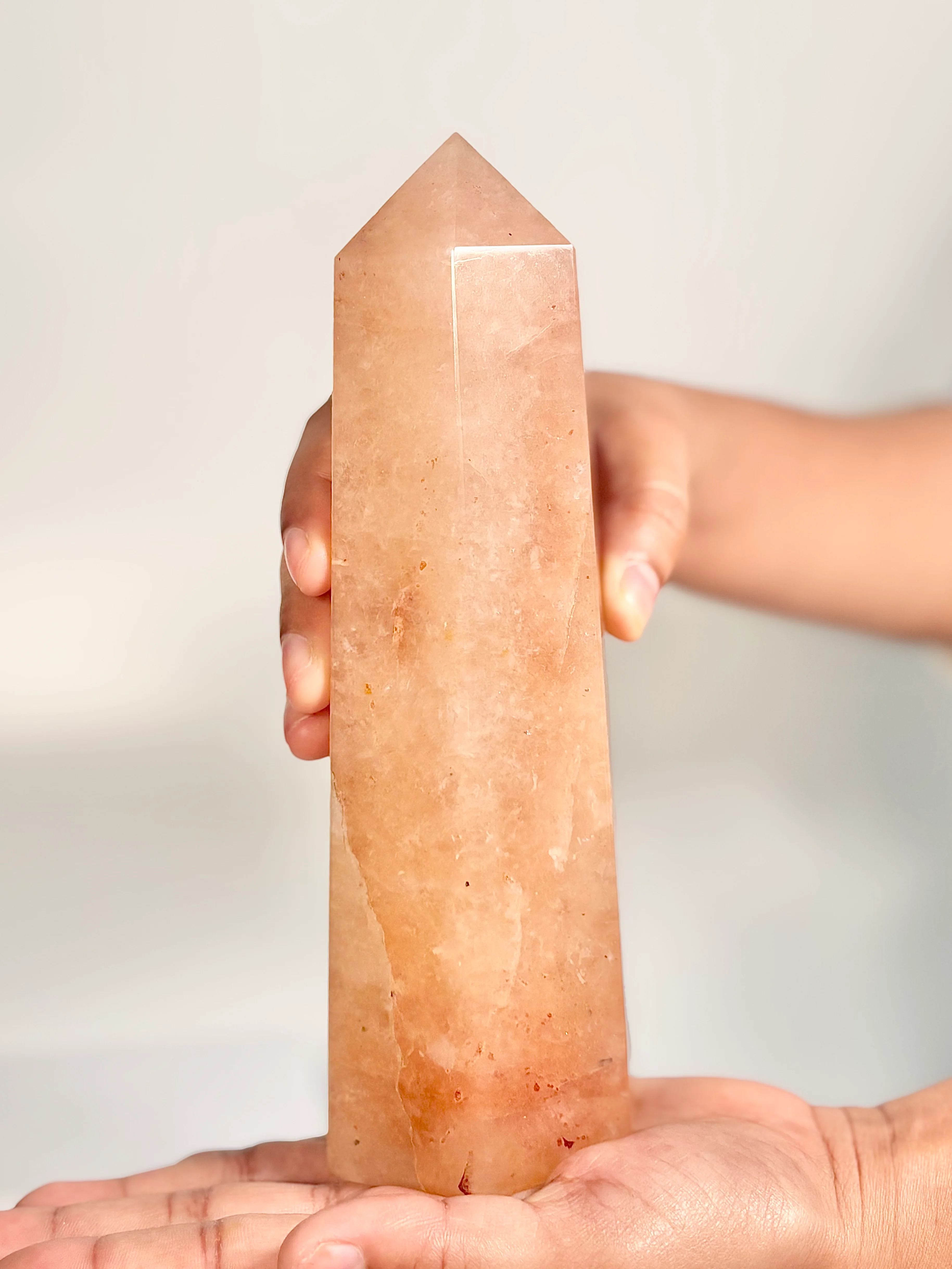 Red Aventurine Six-Facet Tower – 859g - Boost Vitality • Spark Motivation • Manifest with Confidence - Image 3