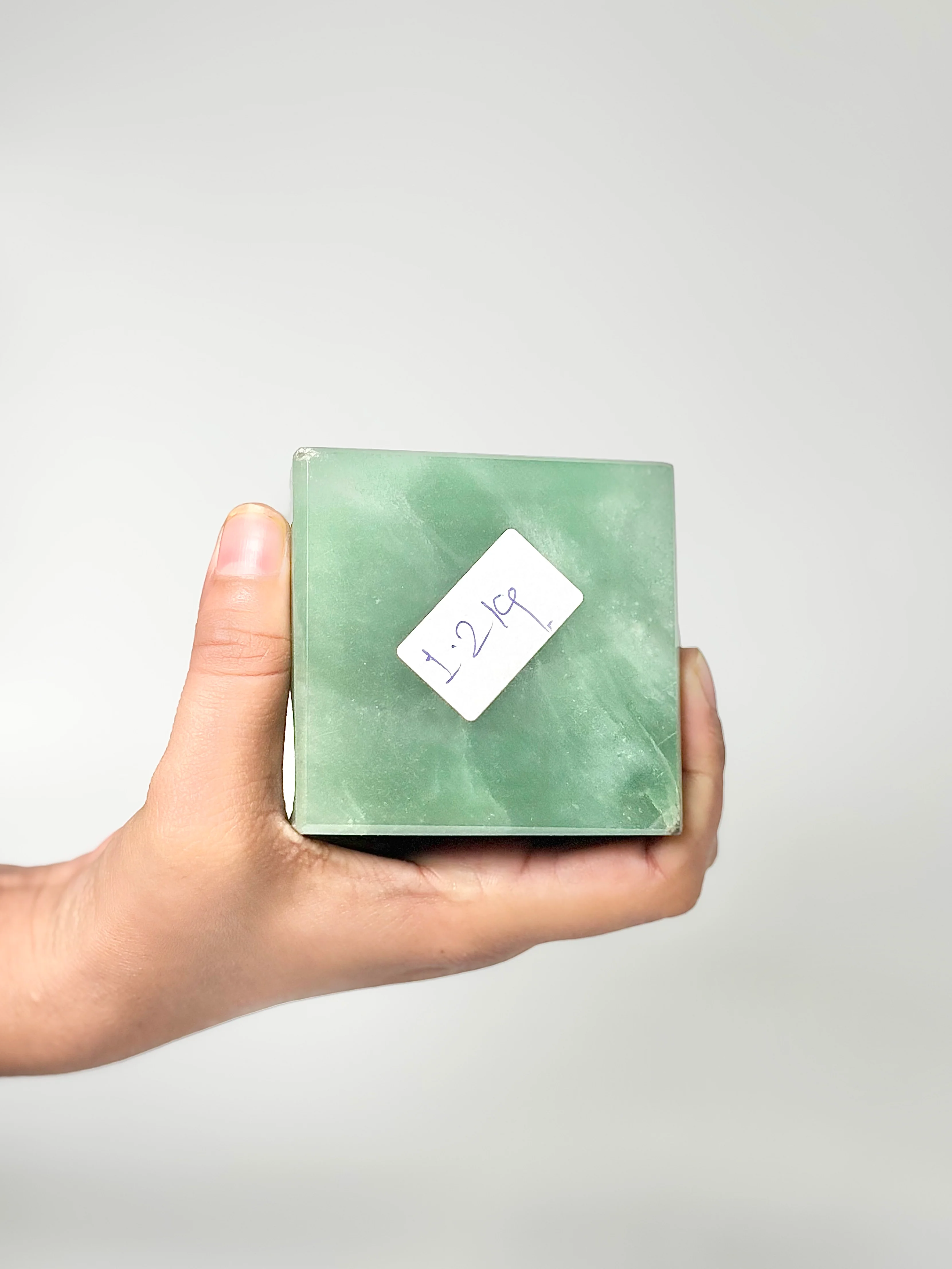 Four Facet Green Aventurine Tower – 1.2kg - Fresh Tones & Grounded Symmetry - Image 3