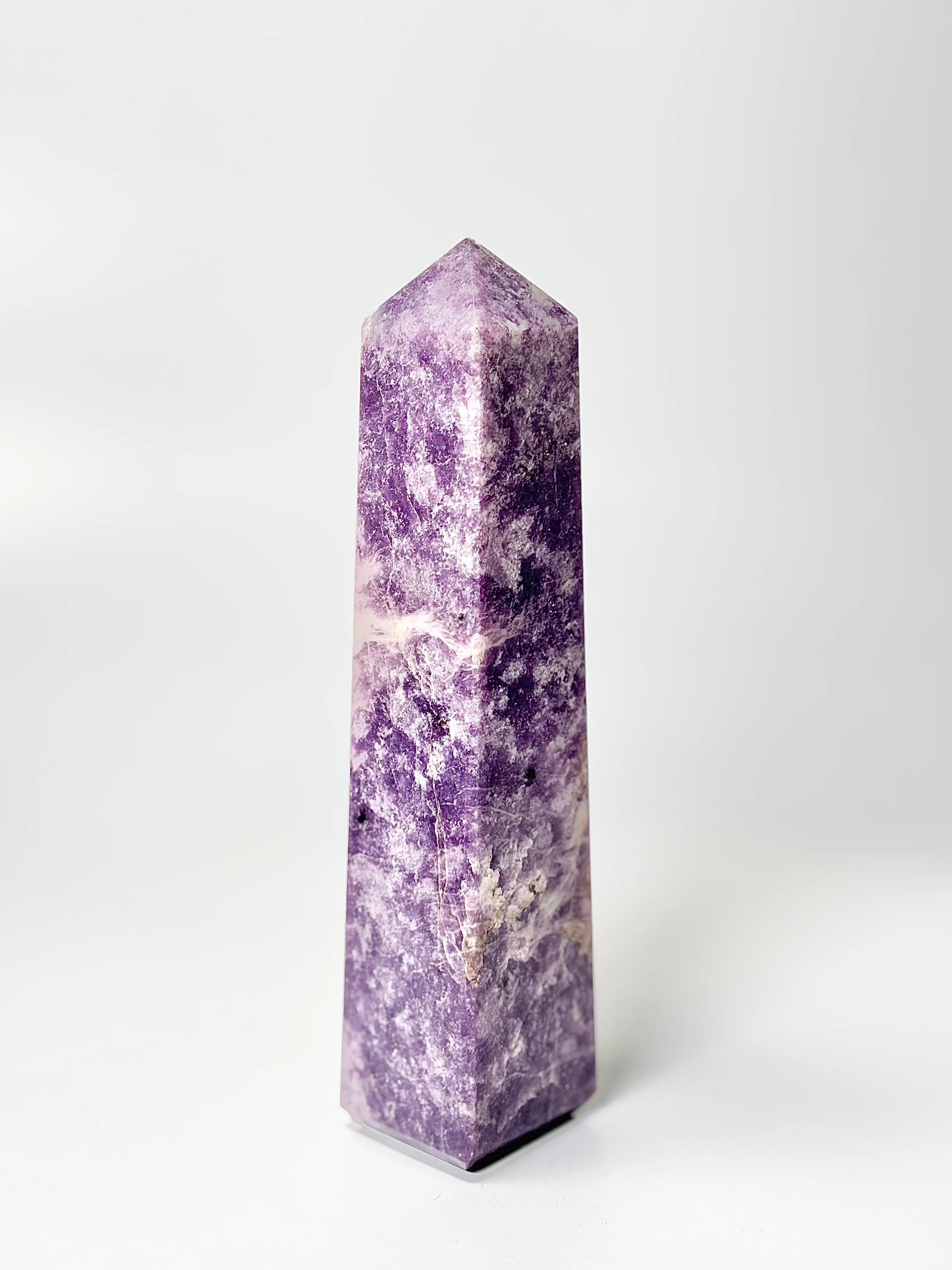 Four Facet Lepidolite Tower – 705g - Soft Tones & Steady Presence - Image 2