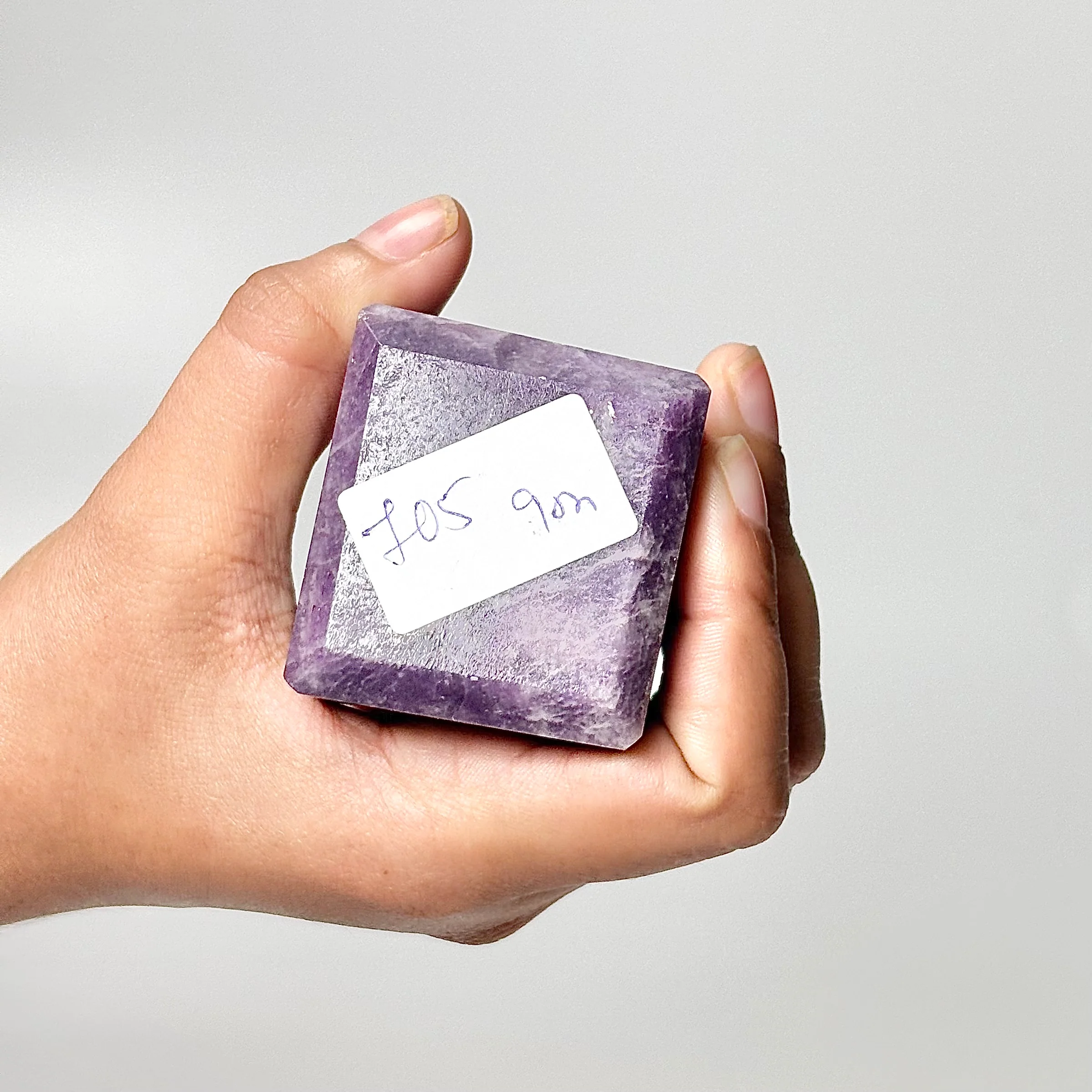 Four Facet Lepidolite Tower – 705g - Soft Tones & Steady Presence - Image 4