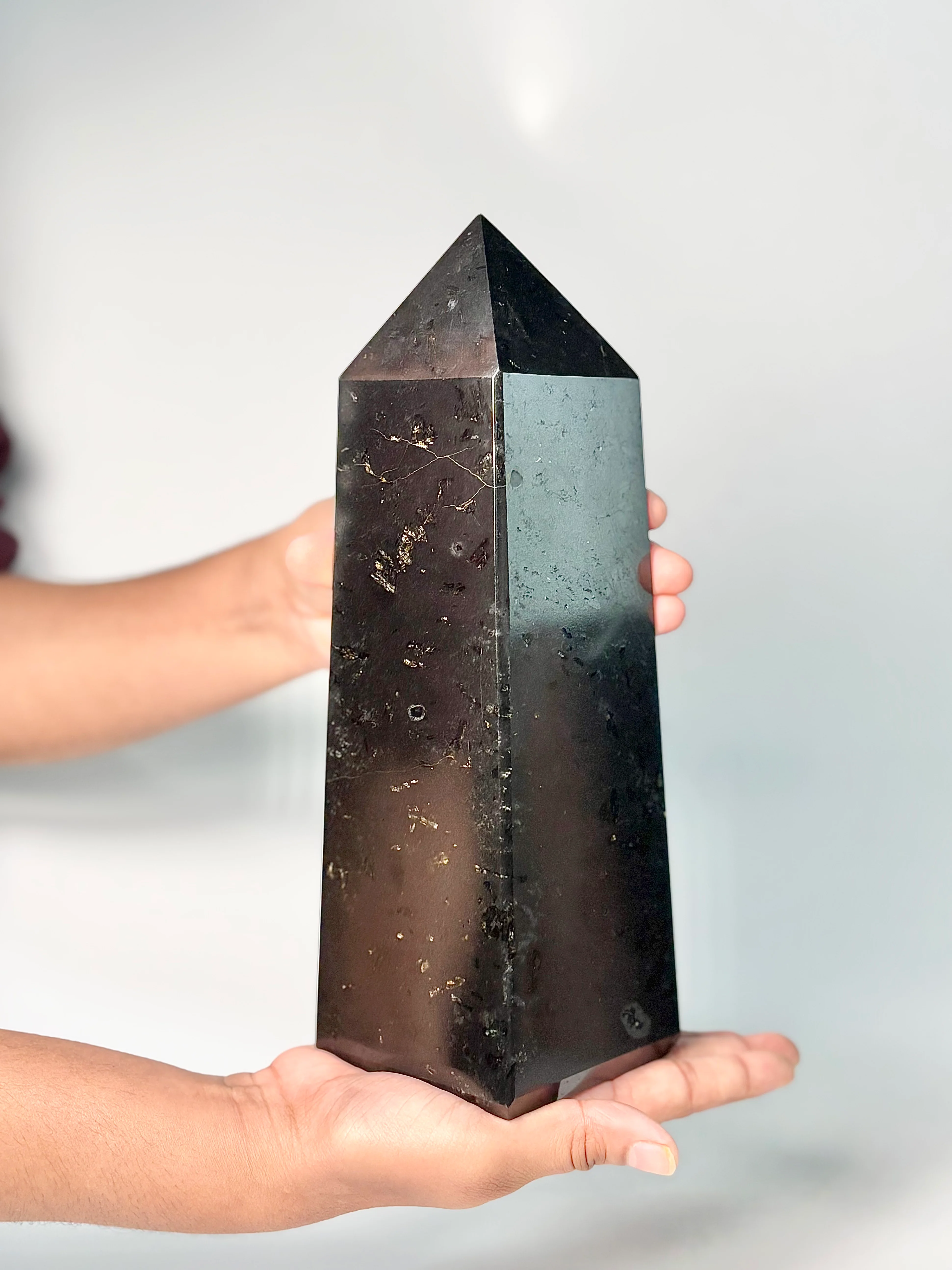 Four Facet Black Tourmaline Tower – 2.6 Kg - Strength, Stability & Refined Style - Image 2