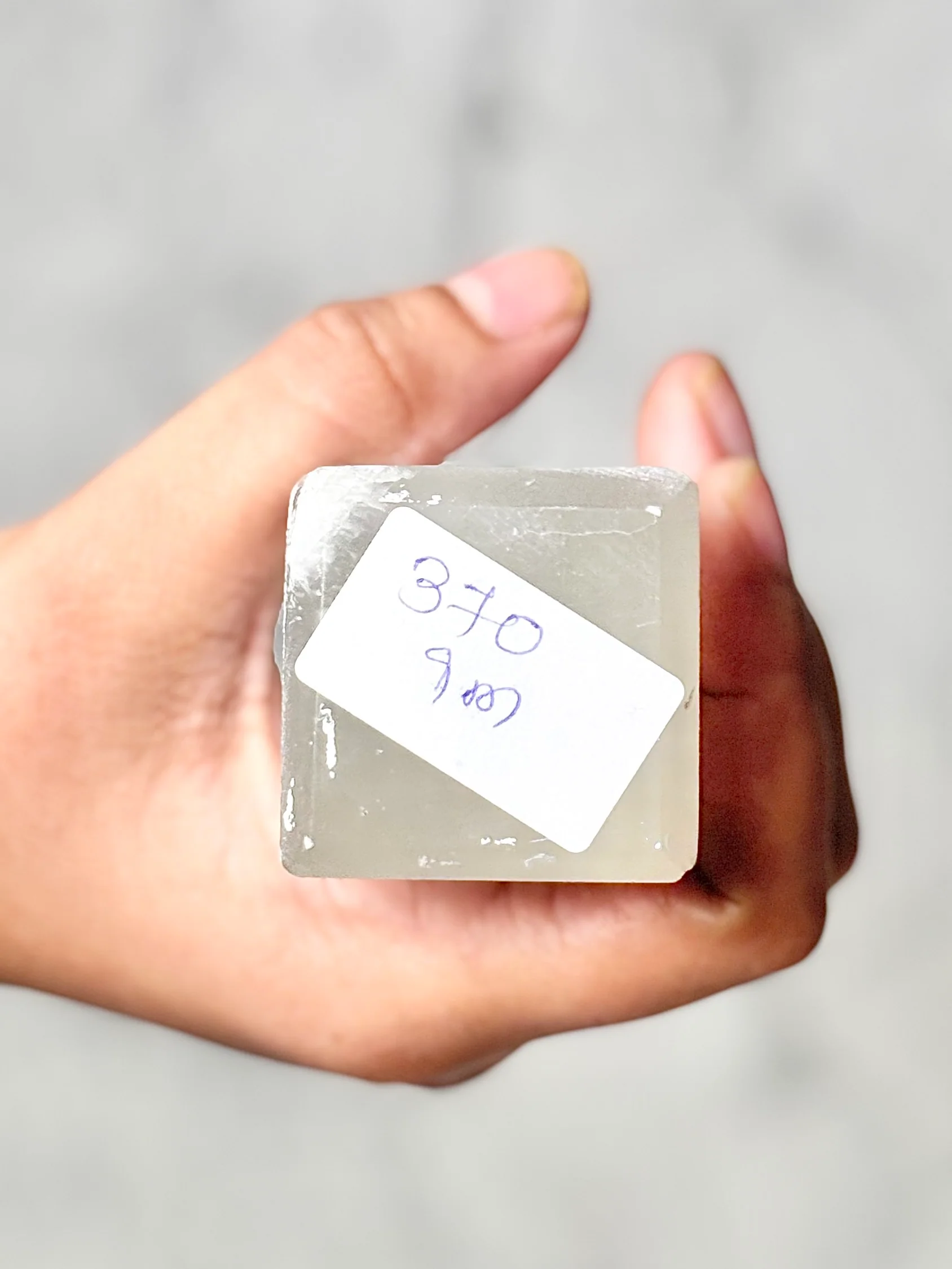 Four Facet Selenite Tower – 370g - Soft Glow & Balanced Form - Image 3