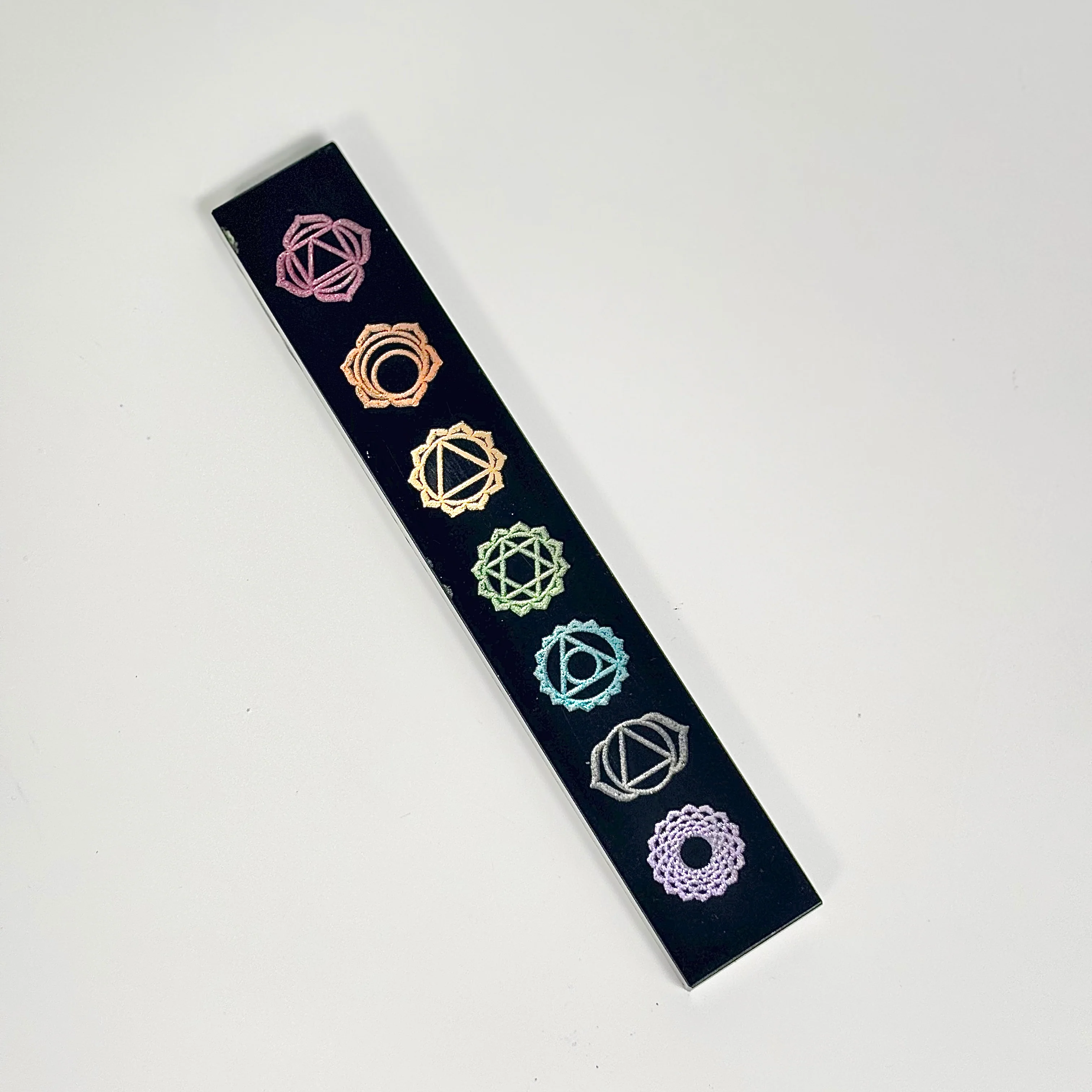 Black Obsidian Chakra Balance Scale – 7 Inches -  Ground Your Energy • Align Your Chakras • Elevate Your Practice - Image 3