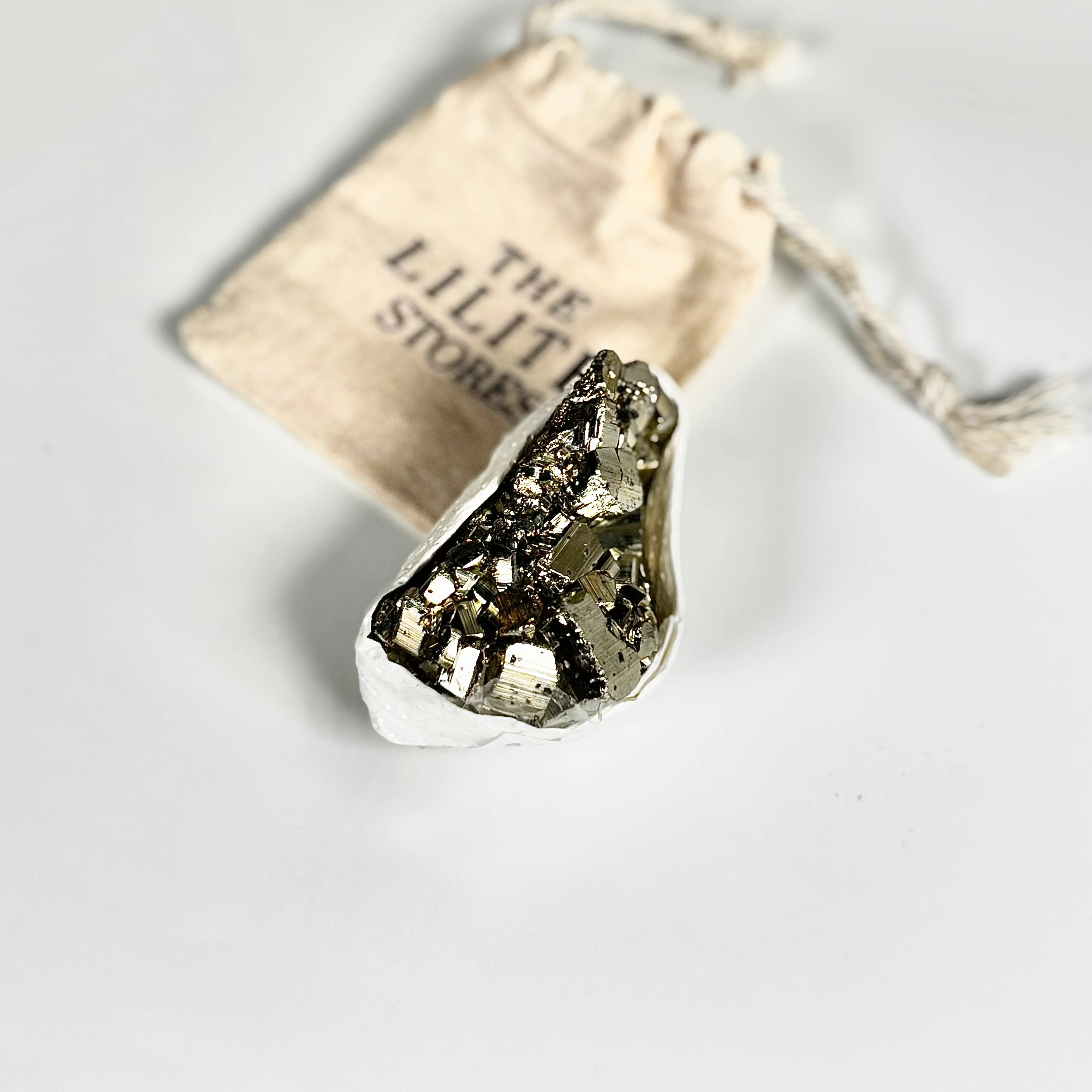 Peruvian Pyrite Cluster – 236g -Golden Brilliance & Striking Presence - Image 2