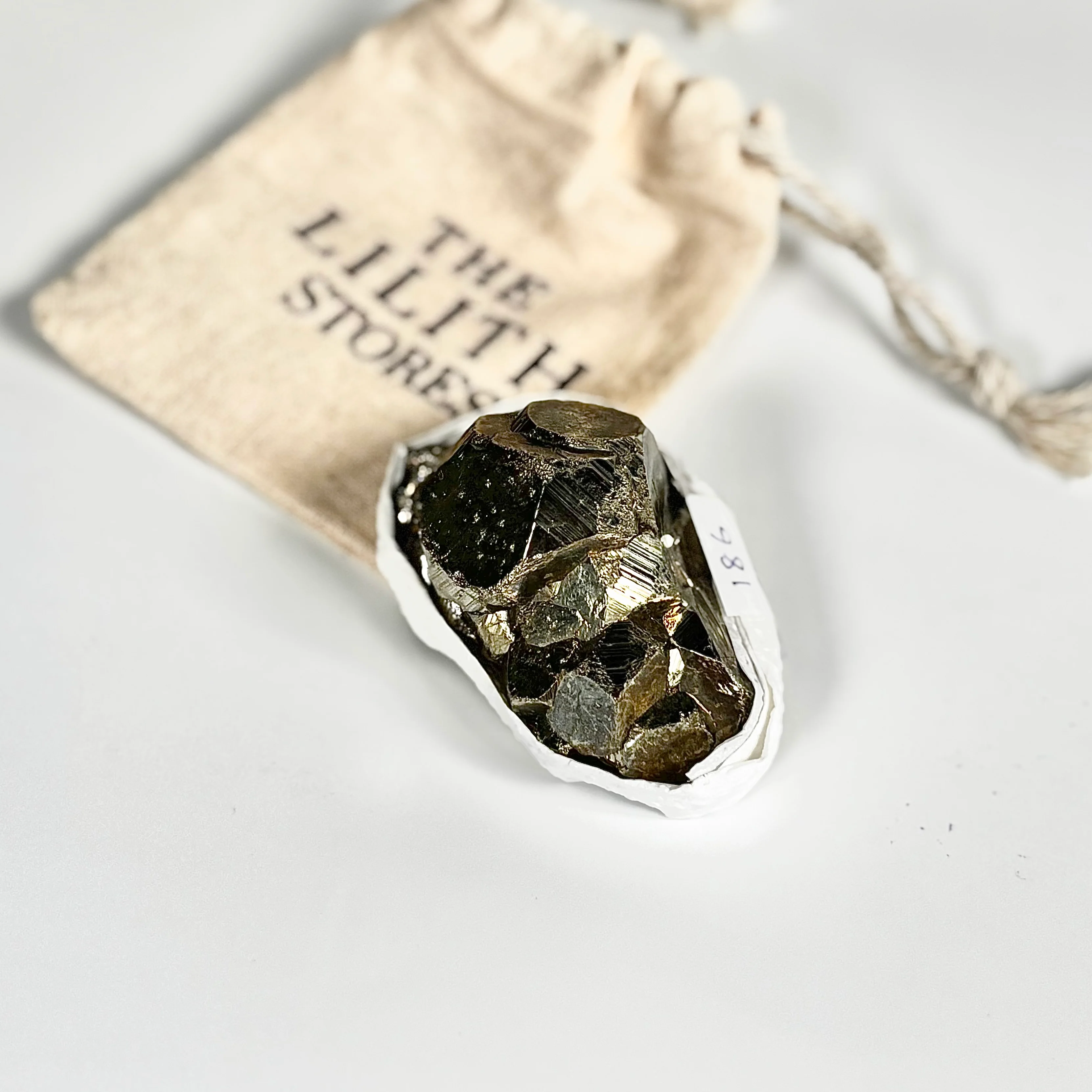 Peruvian Pyrite Cluster – 186g -Golden Brilliance & Striking Presence