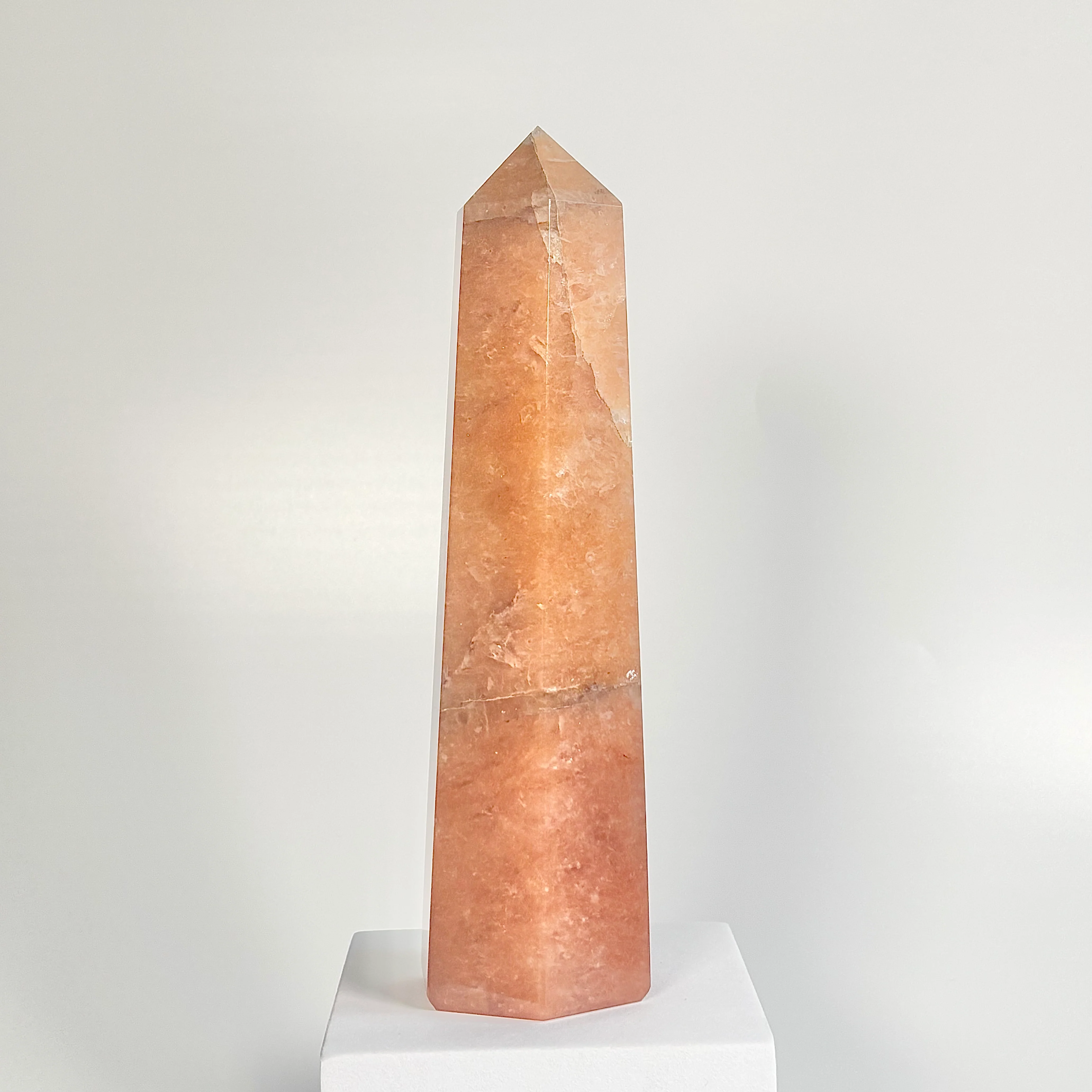 Red Aventurine Six-Facet Tower – 882g - Boost Vitality • Spark Motivation • Manifest with Confidence - Image 2