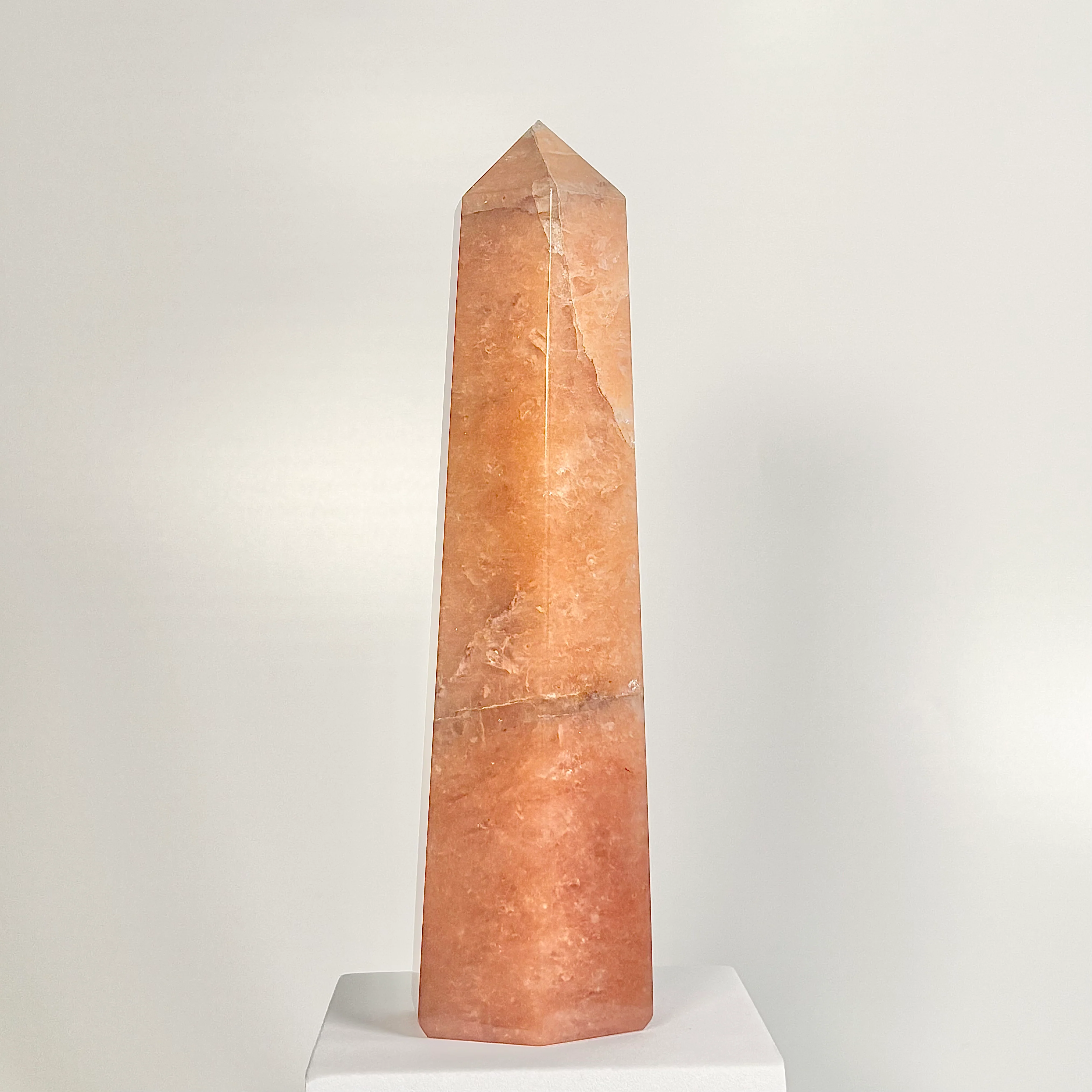 Red Aventurine Six-Facet Tower – 882g - Boost Vitality • Spark Motivation • Manifest with Confidence - Image 3
