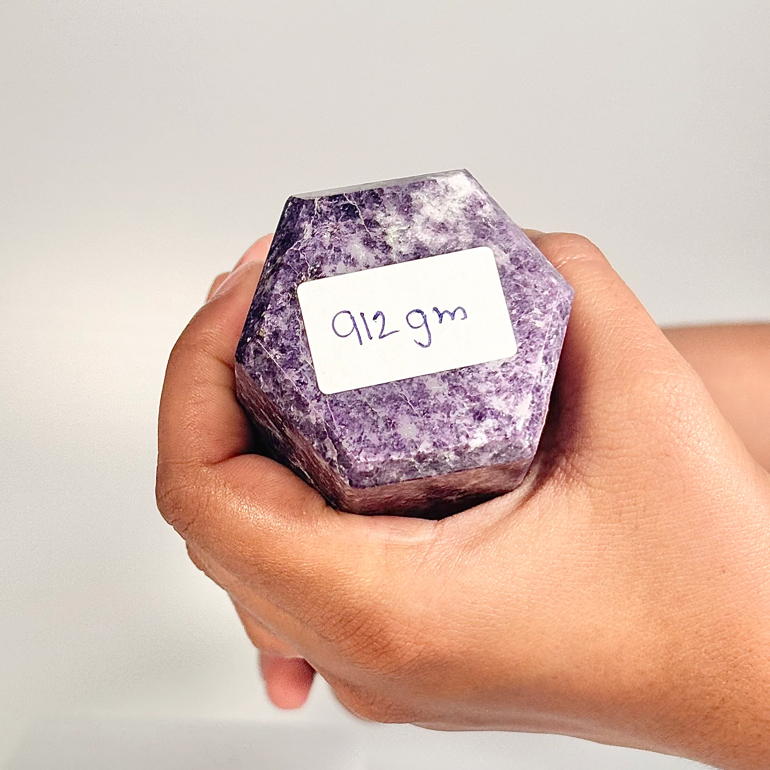 Lepidolite Six-Facet Tower – 912 g - Calm the Mind • Support Emotional Healing - Image 4