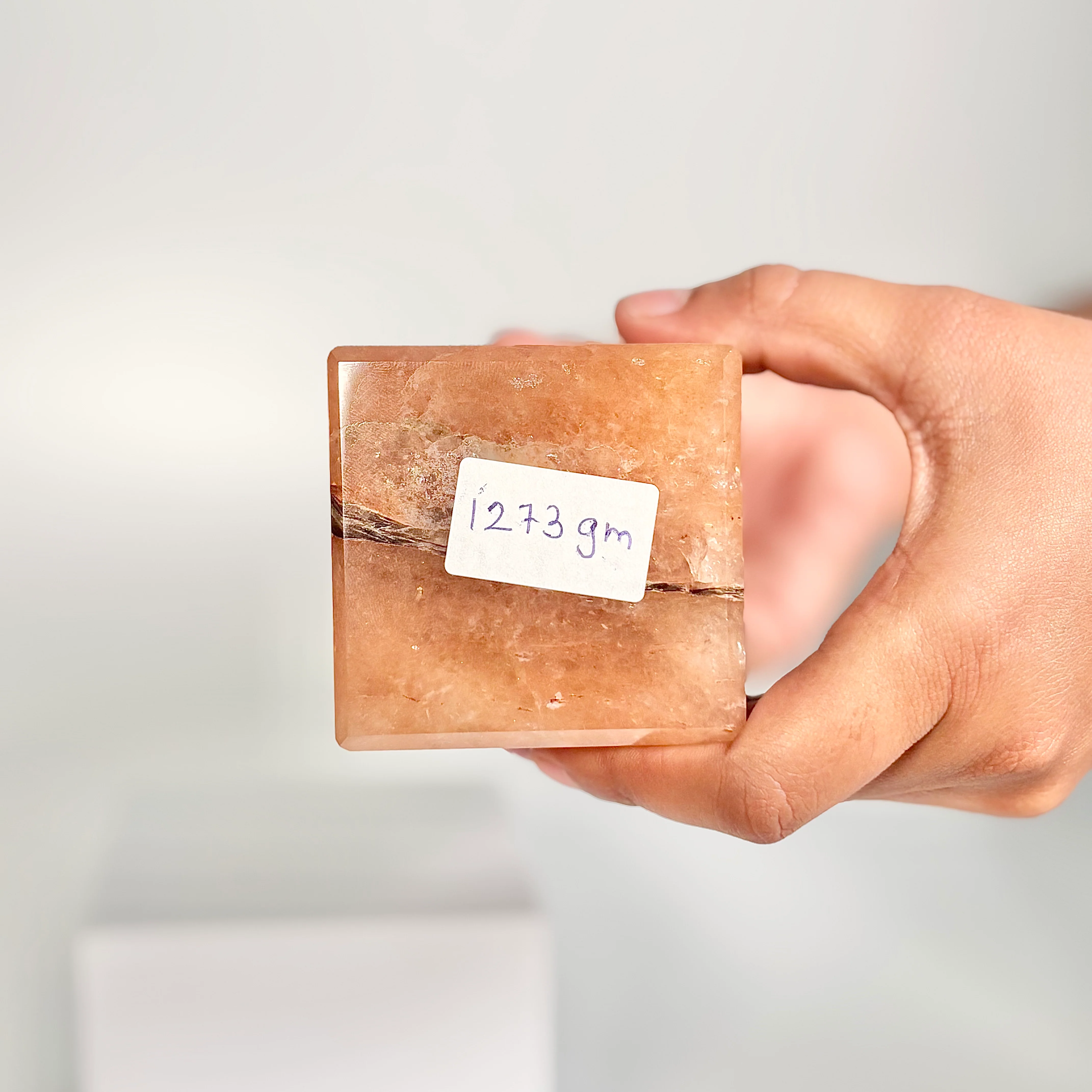 Red Aventurine Four-Facet Tower – 1273g - Boost Vitality • Spark Motivation • Manifest with Confidence - Image 2