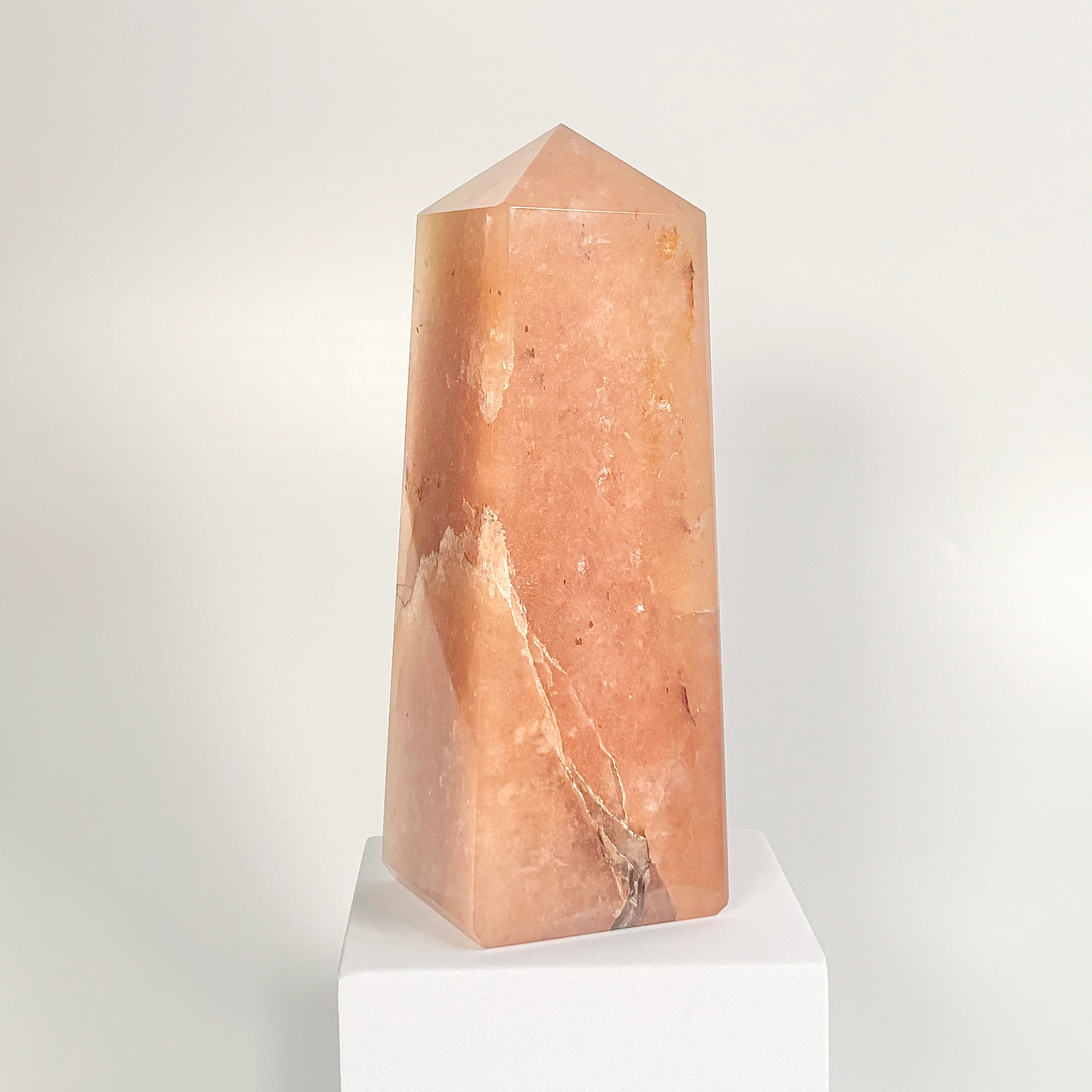 Red Aventurine Four-Facet Tower – 1273g - Boost Vitality • Spark Motivation • Manifest with Confidence - Image 3