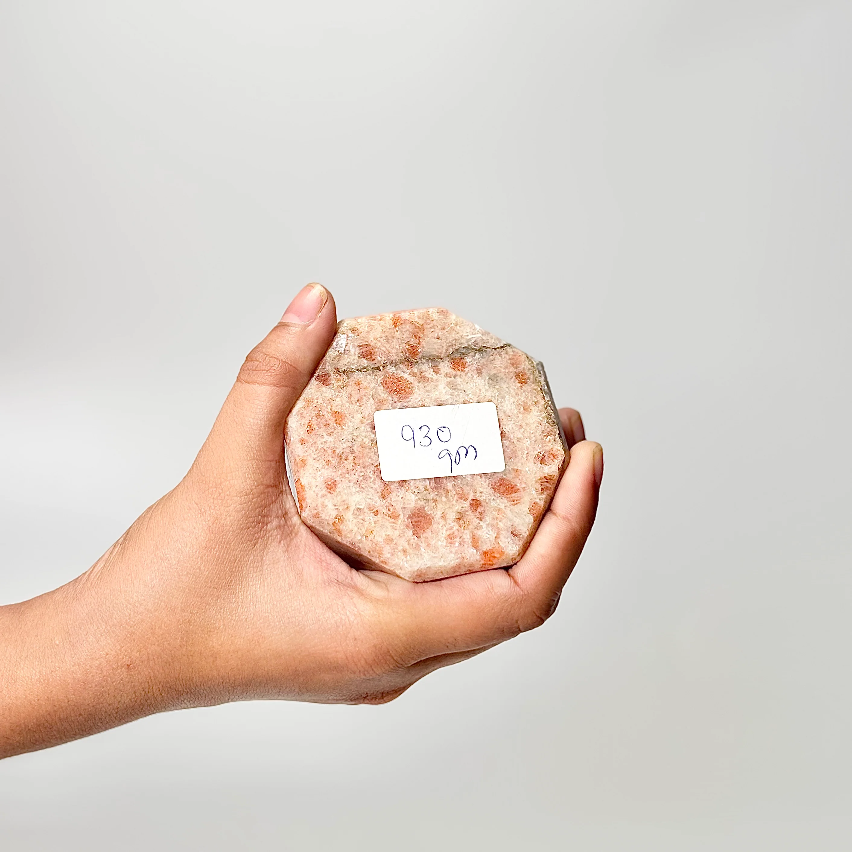 Eight Facet Sunstone Tower – 930g - Radiance, Warmth & Uplifting Energy - Image 3