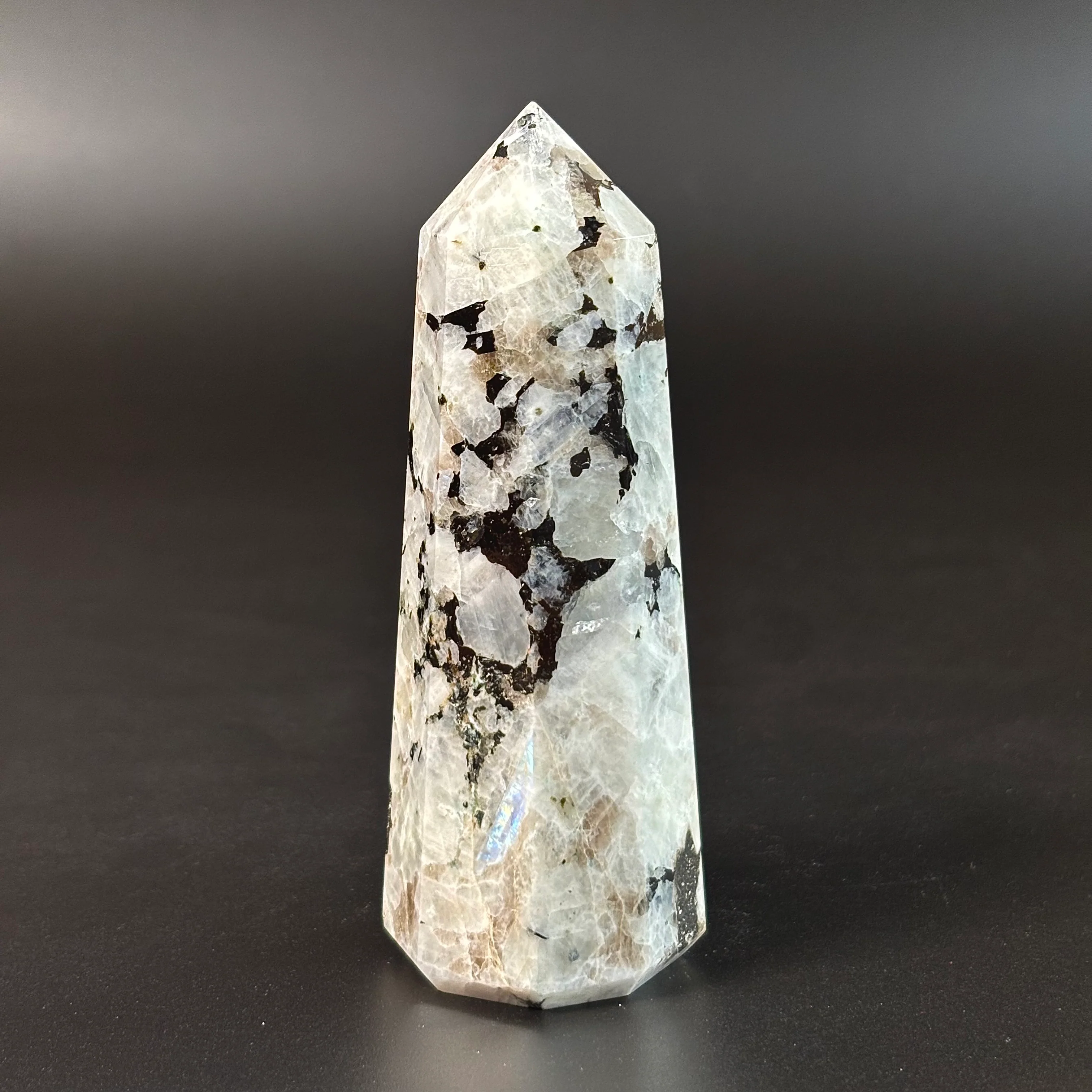 Rainbow Moonstone Large Tower - 280 Gm | Compassion & empathy - Image 4