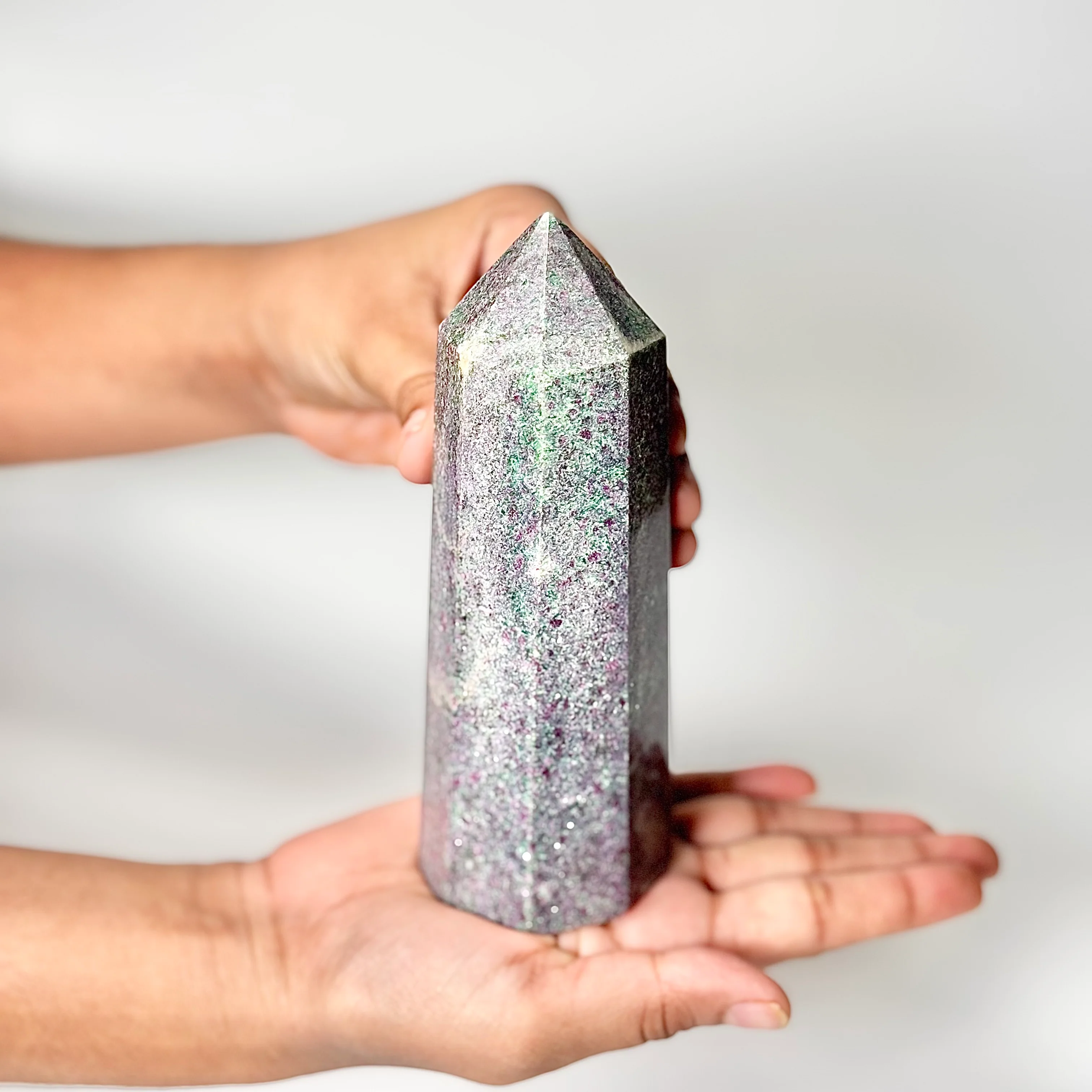 Eight Facet Ruby in Kyanite Tower – 696g -Distinctive Colour & Balanced Form - Image 2