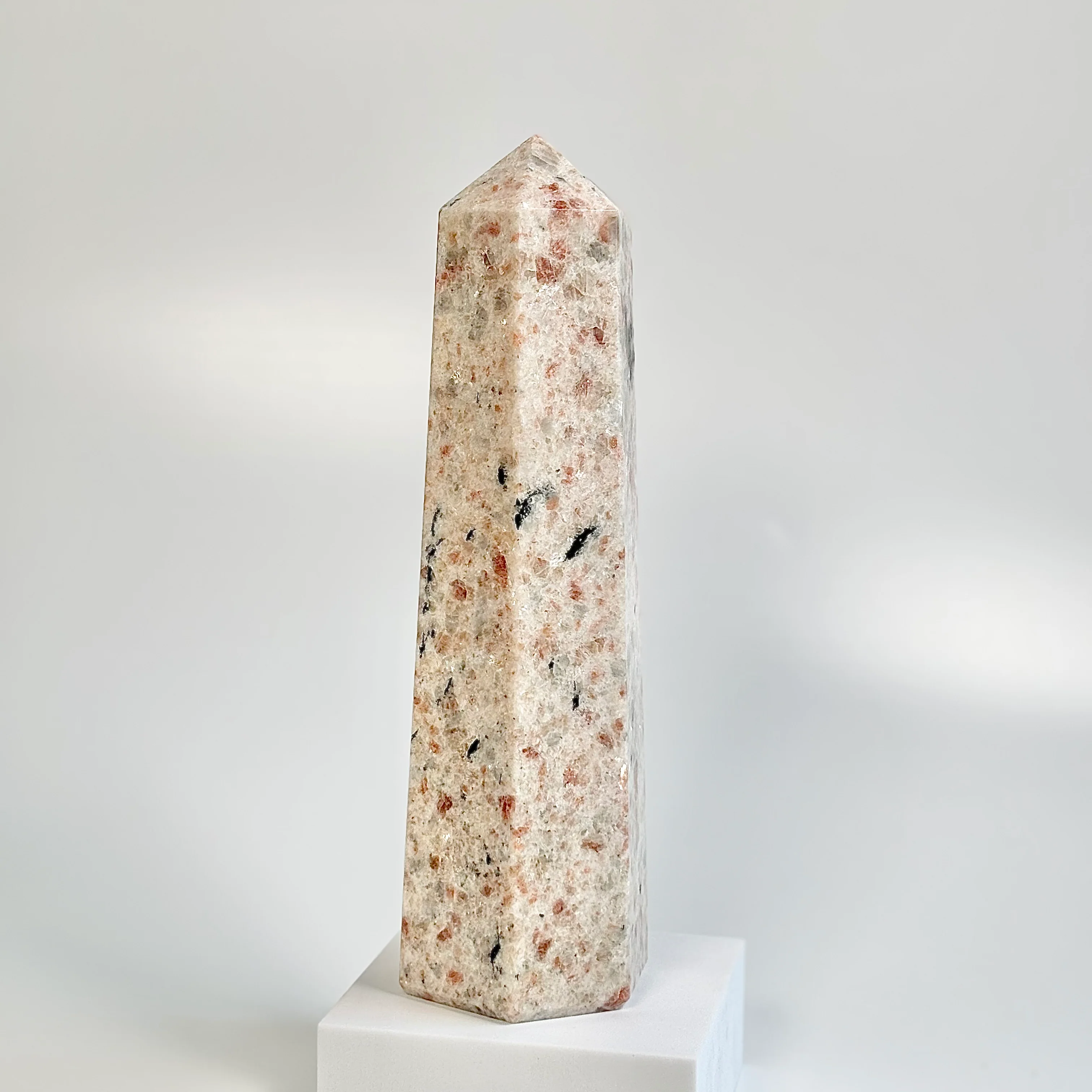 Sunstone Six-Facet Tower – 1515 Gm - Ignit Joy • Embrace Confidence • Manifest Positivity - Image 3