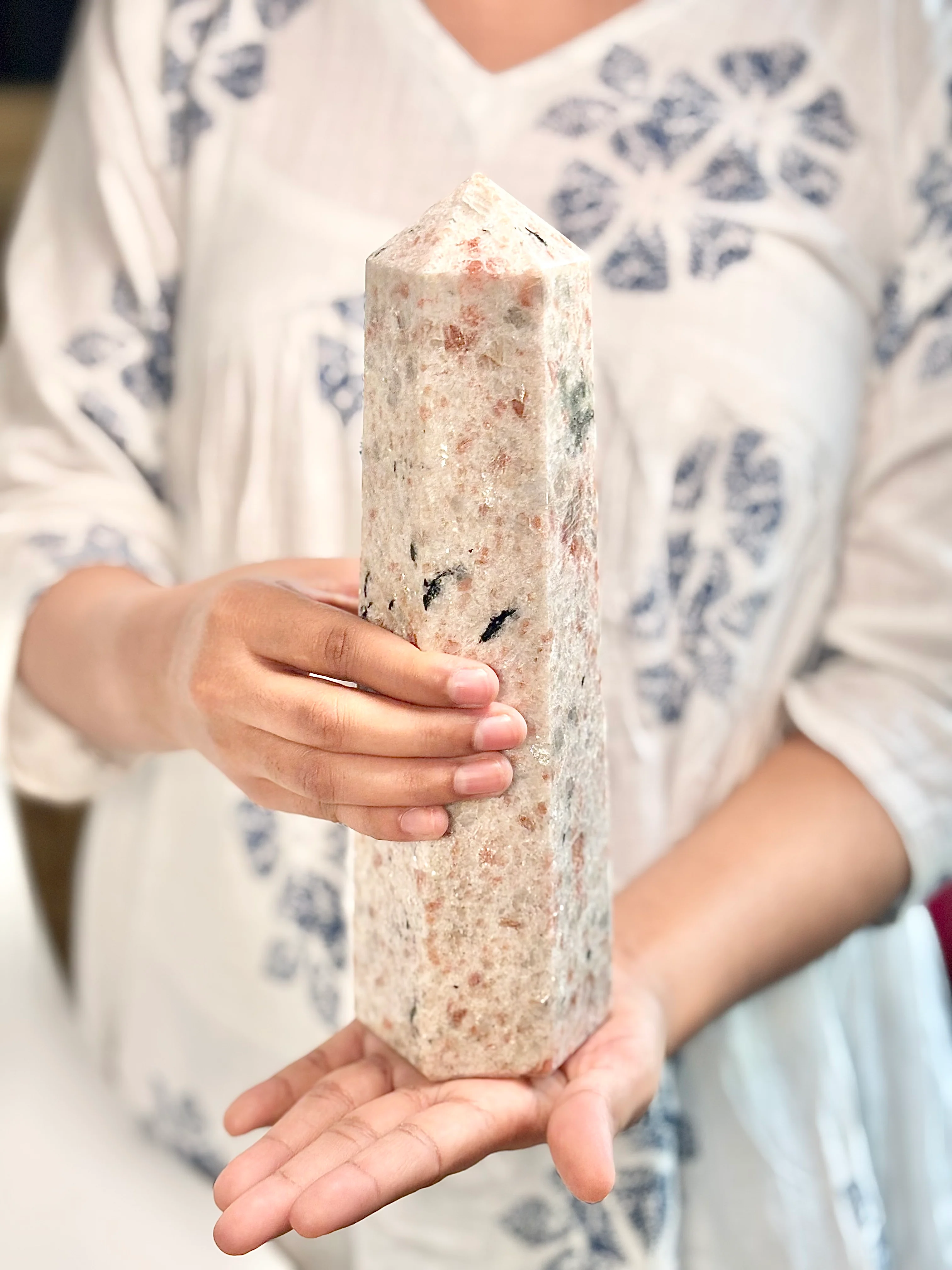 Sunstone Six-Facet Tower – 1515 Gm - Ignit Joy • Embrace Confidence • Manifest Positivity - Image 7