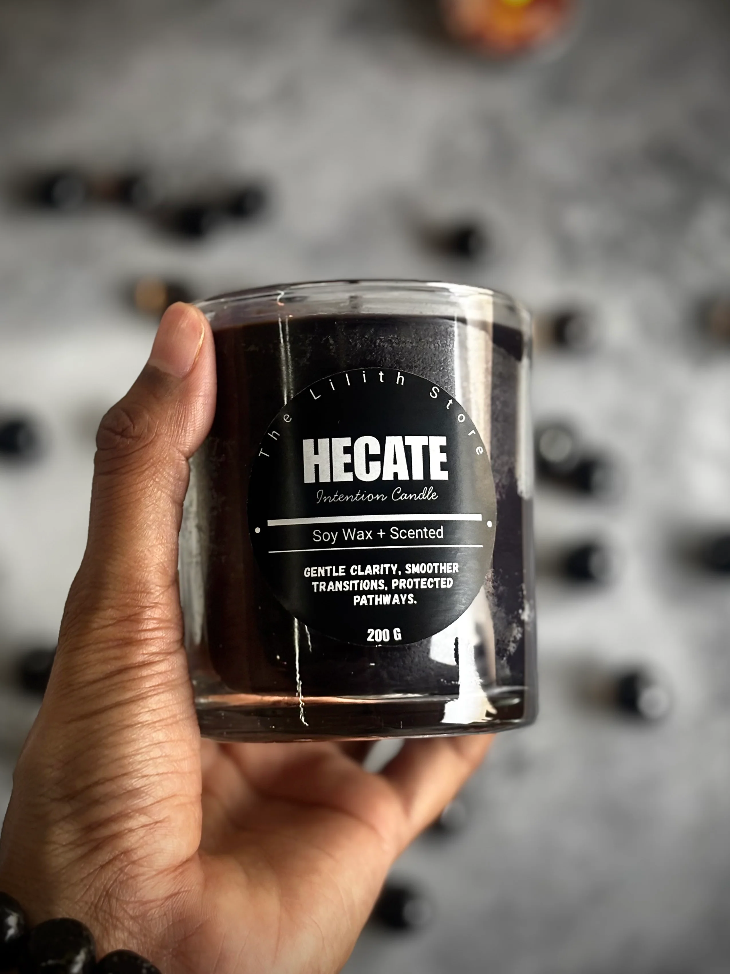 Hecate Altar Candle – 200 g Soy Wax Jar Candle for Ritual & Devotion - Image 7