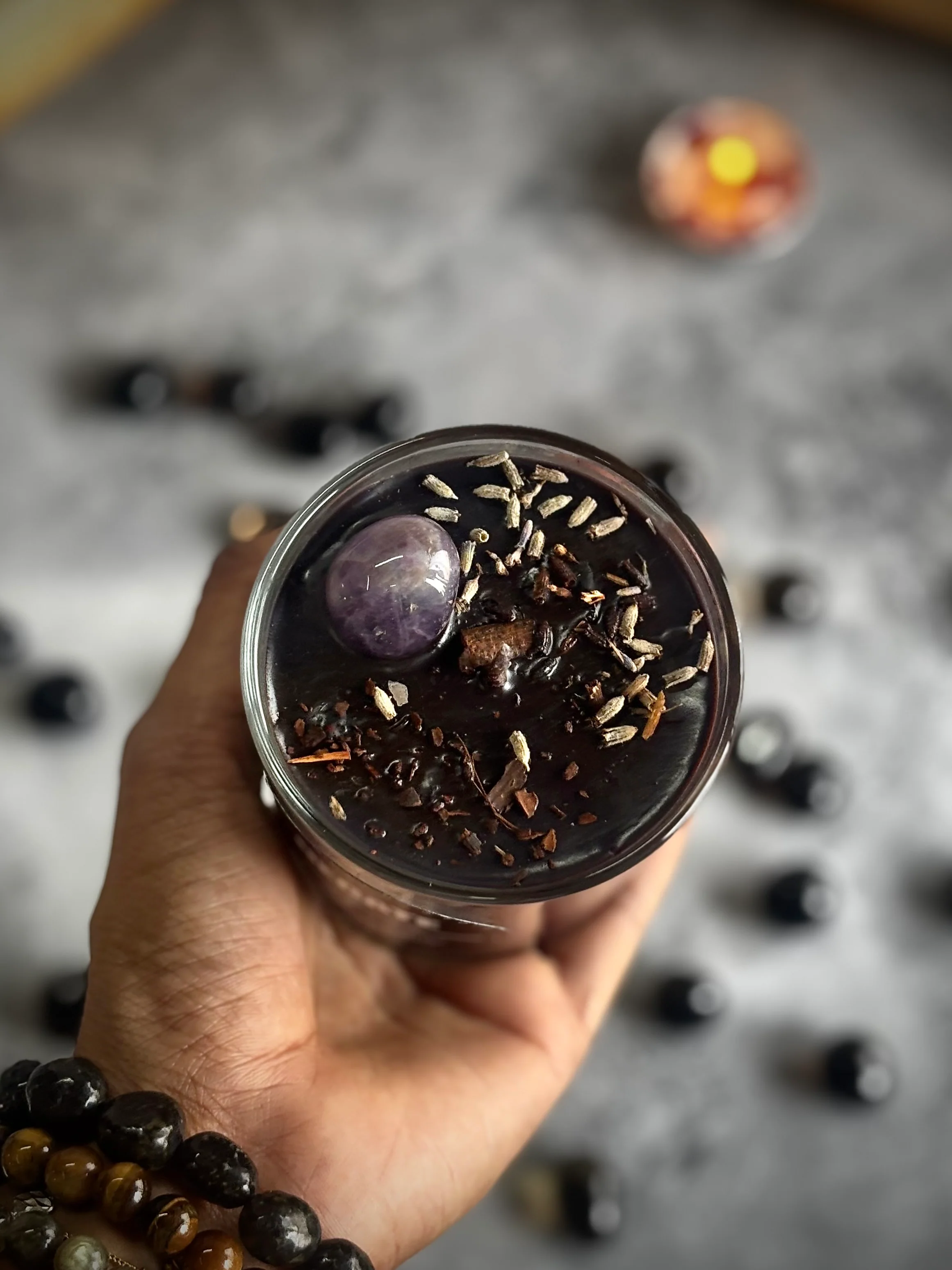 Hecate Altar Candle – 200 g Soy Wax Jar Candle for Ritual & Devotion - Image 9