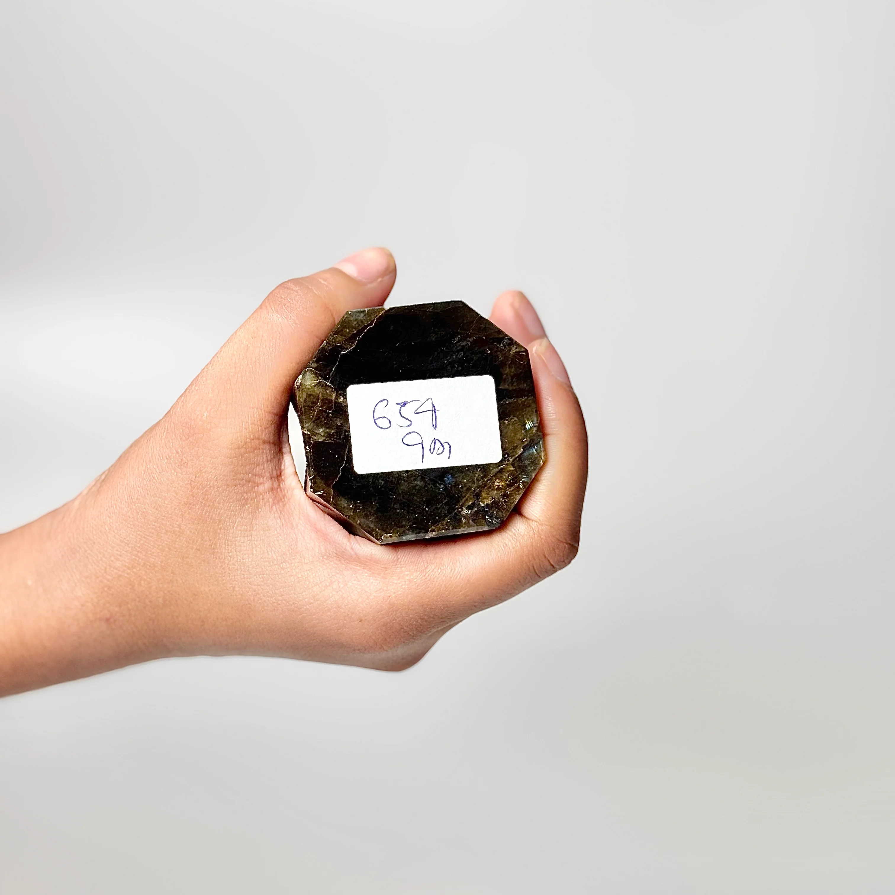 Eight Facet Labradorite Tower – 654g - Elegance, Depth & Reflective Beauty - Image 4