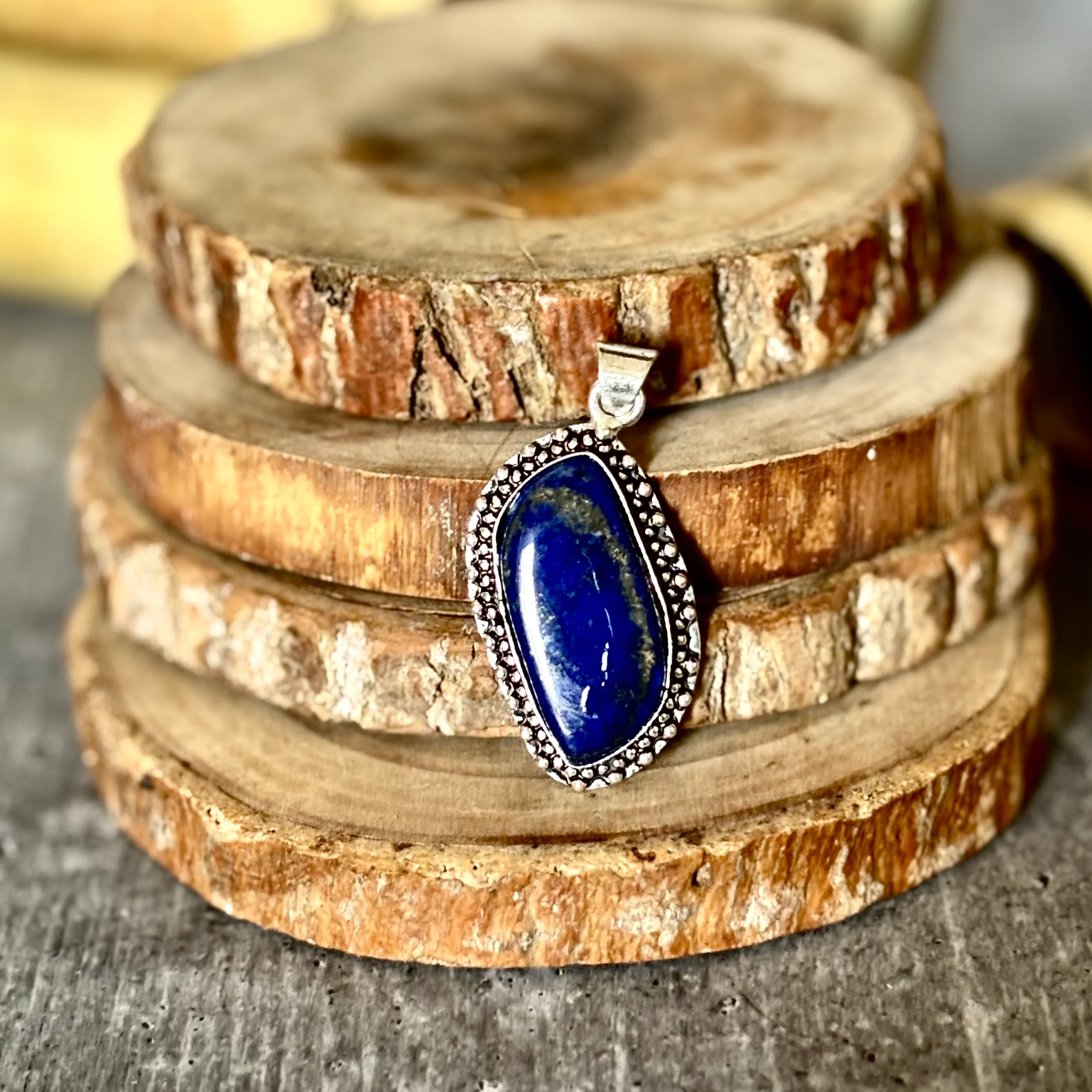 Lapis Lazuli Pendant – Wisdom & Self-Expression