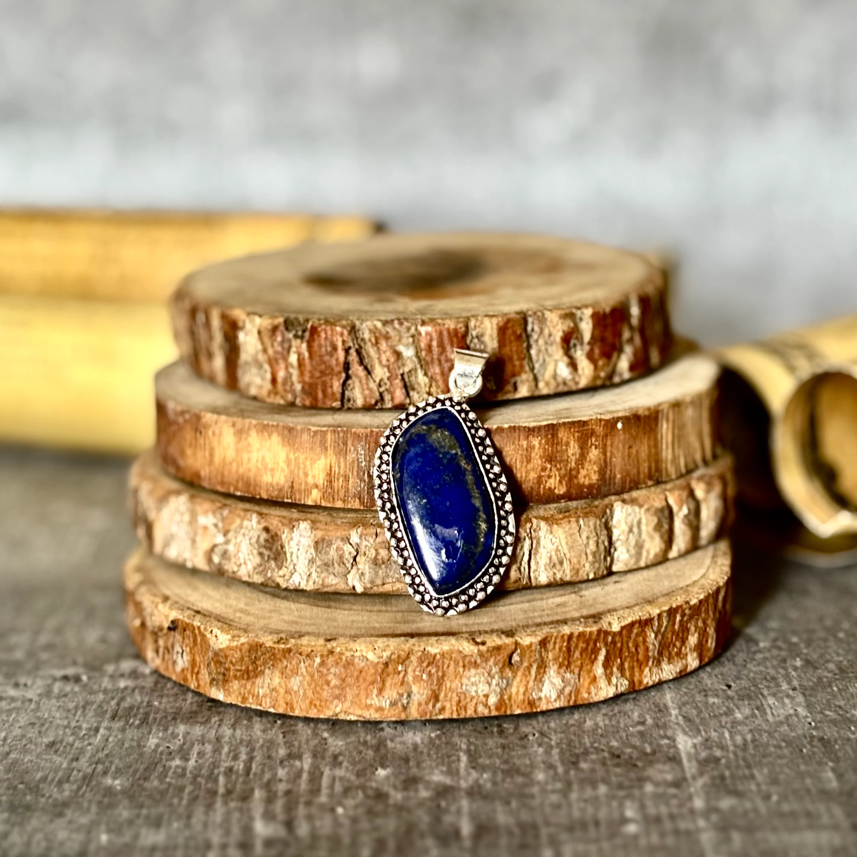 Lapis Lazuli Pendant – Wisdom & Self-Expression - Image 2