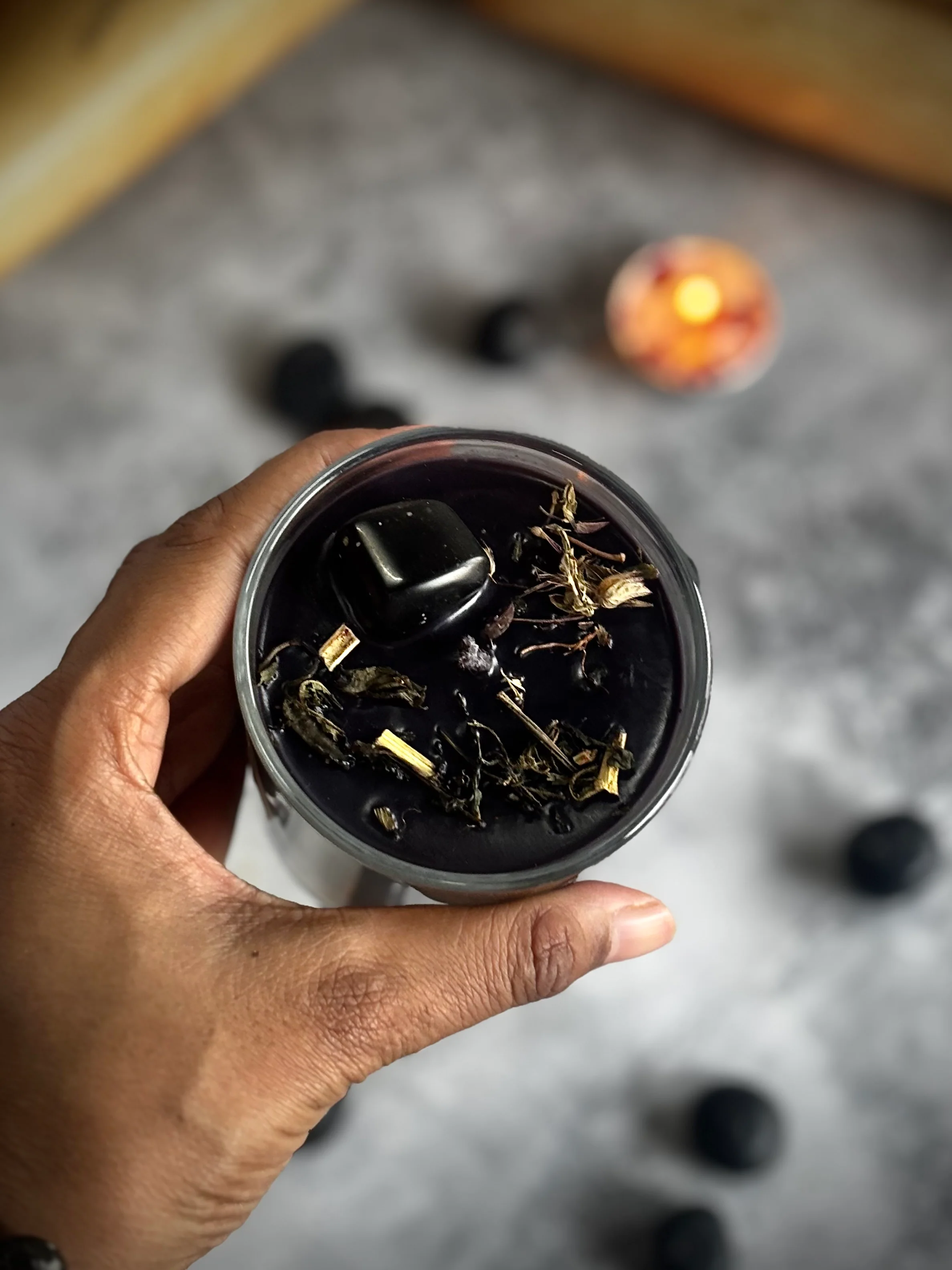 Cerridwen Altar Candle – 200 g Soy Wax Jar Candle for Ritual & Devotion - Image 6