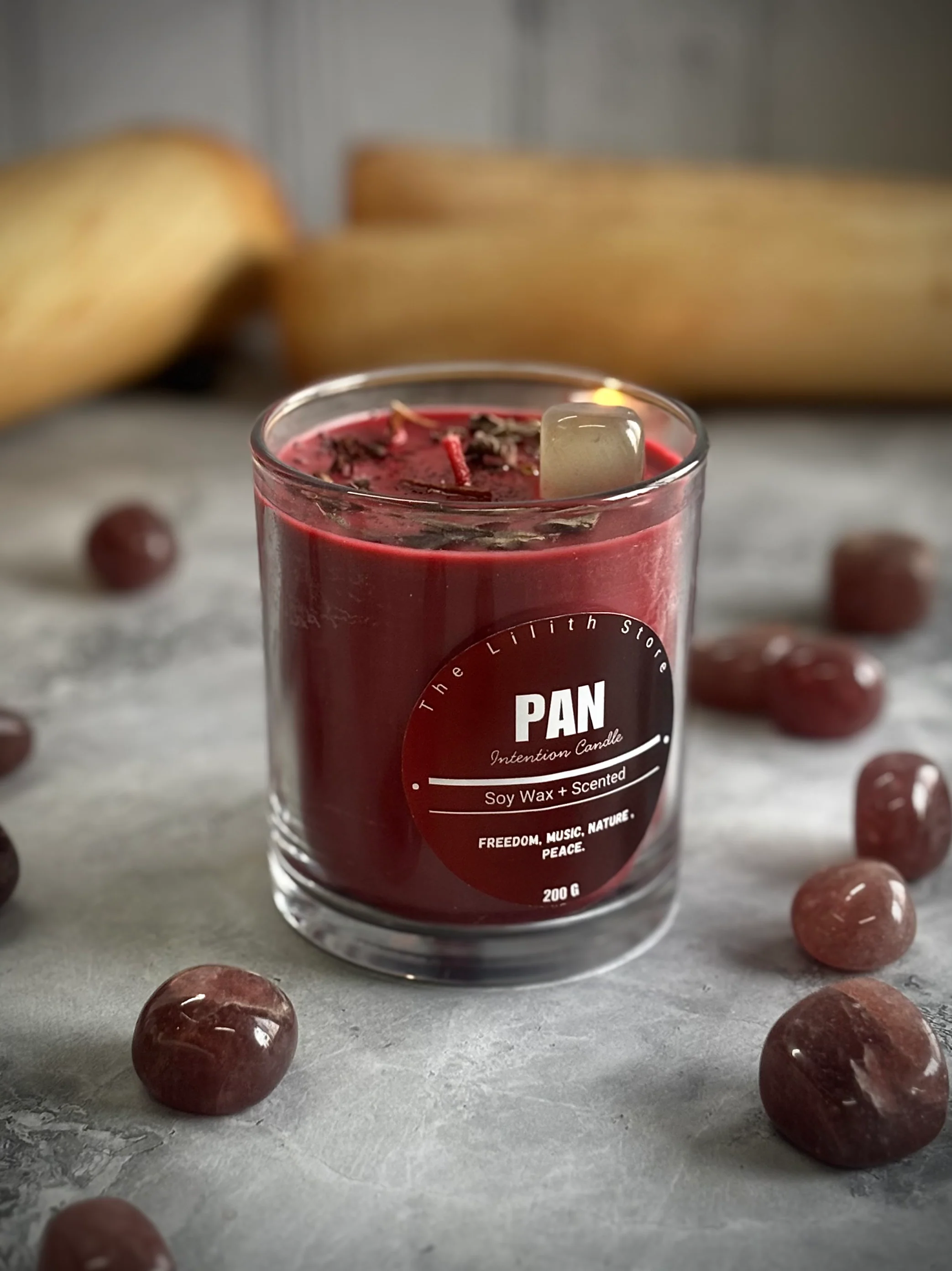 Pan Altar Candle – 200 g Soy Wax Jar Candle for Ritual & Devotion - Image 2