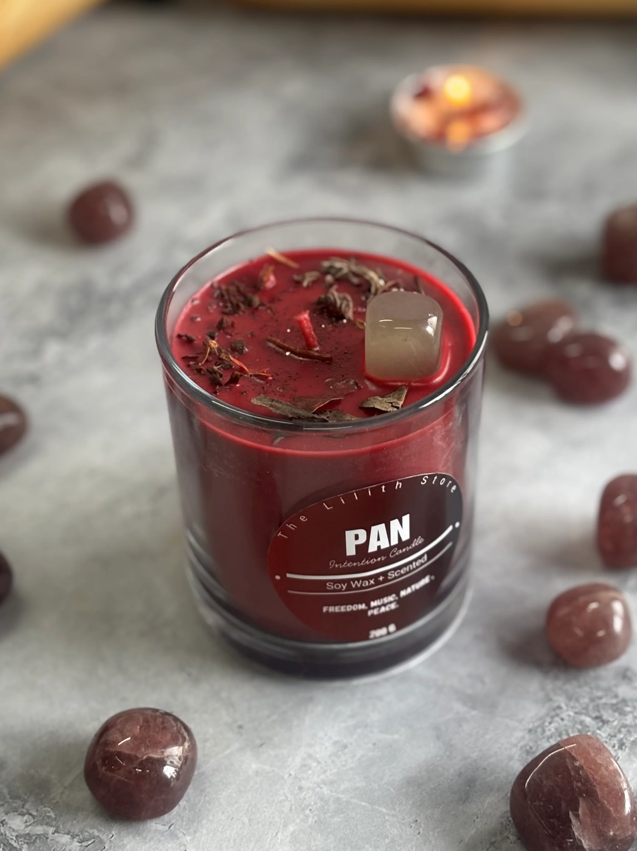 Pan Altar Candle – 200 g Soy Wax Jar Candle for Ritual & Devotion - Image 3