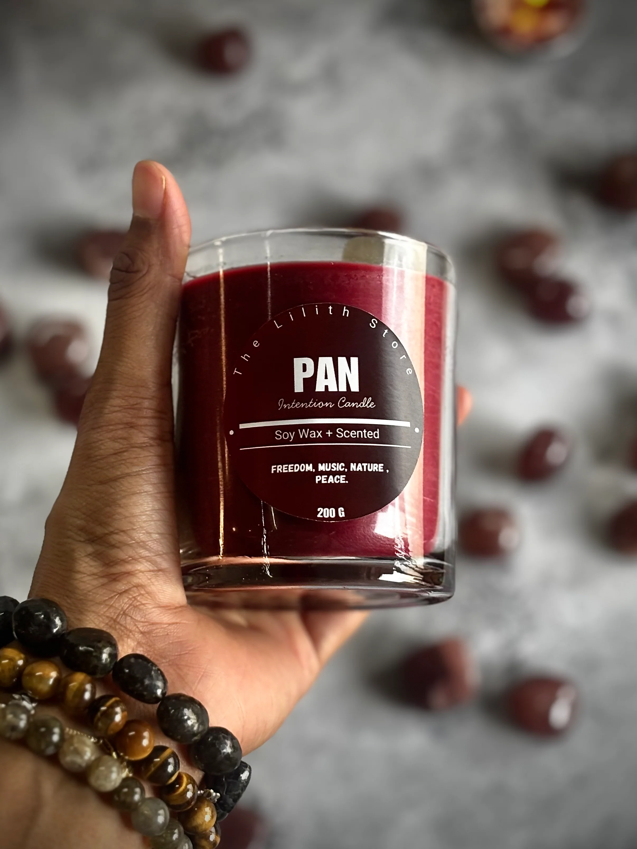 Pan Altar Candle – 200 g Soy Wax Jar Candle for Ritual & Devotion - Image 5