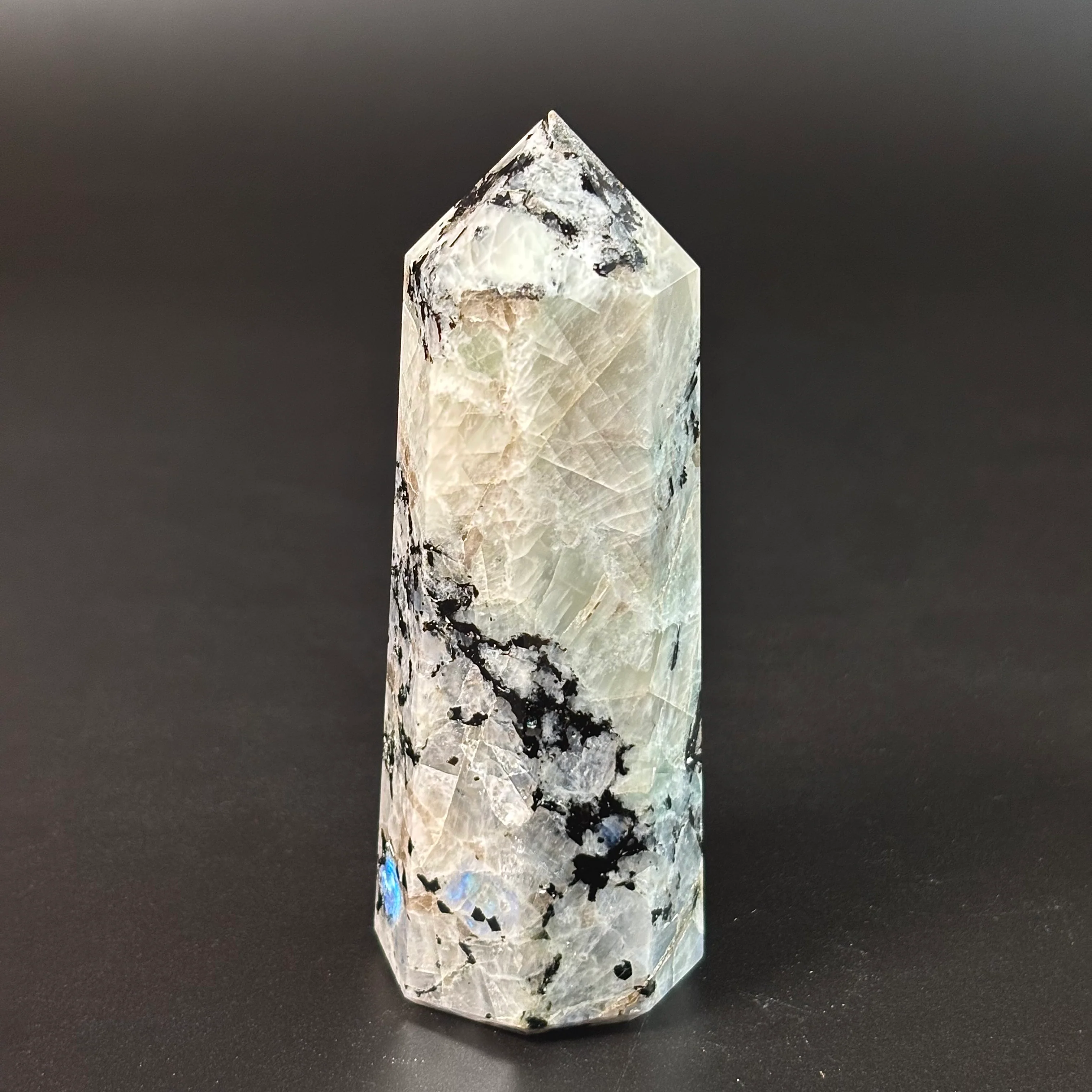 Rainbow Moonstone Large Tower - 320 Gm | Compassion & empathy - Image 3