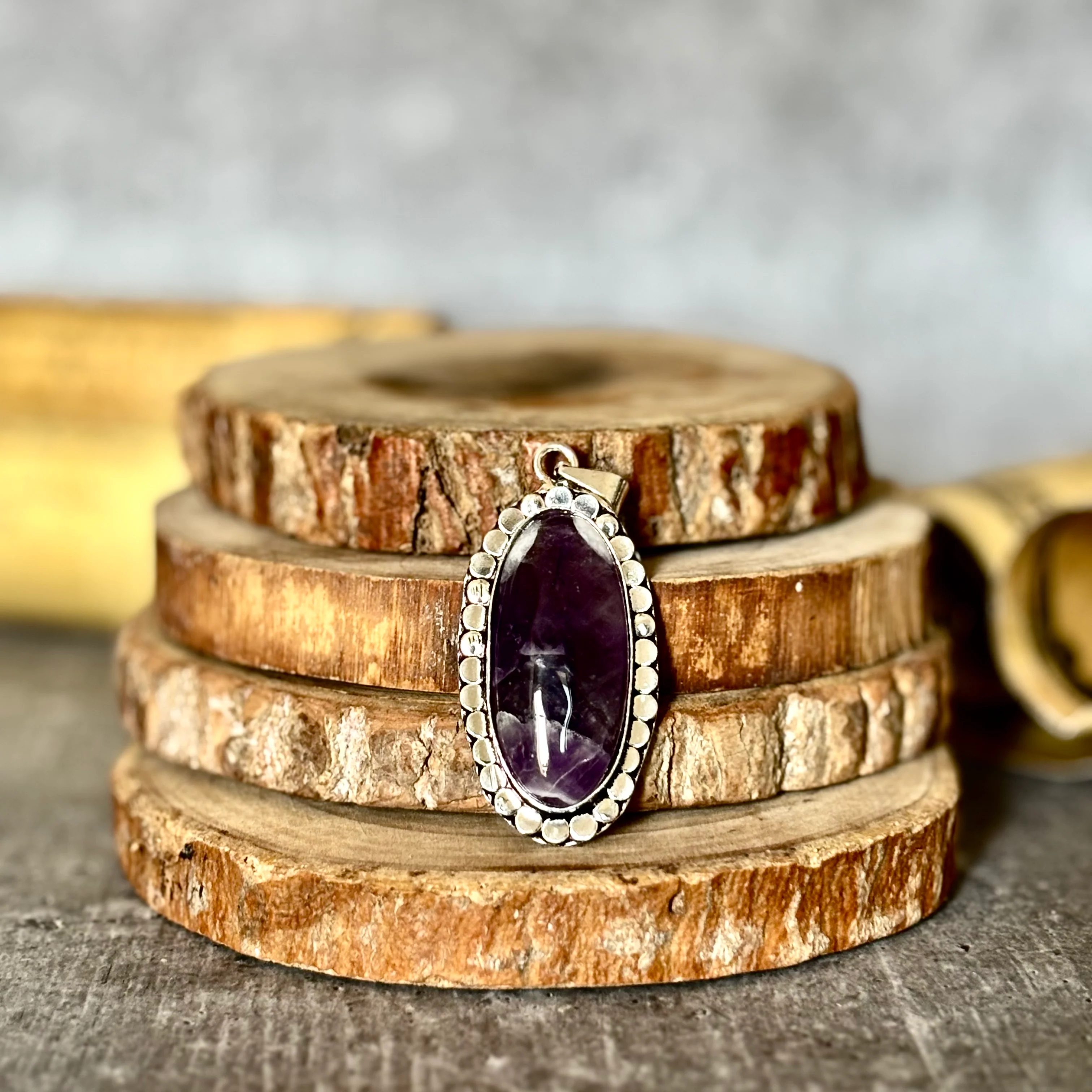 Amethyst Pendant – Calm, Clarity & Balance - Image 2