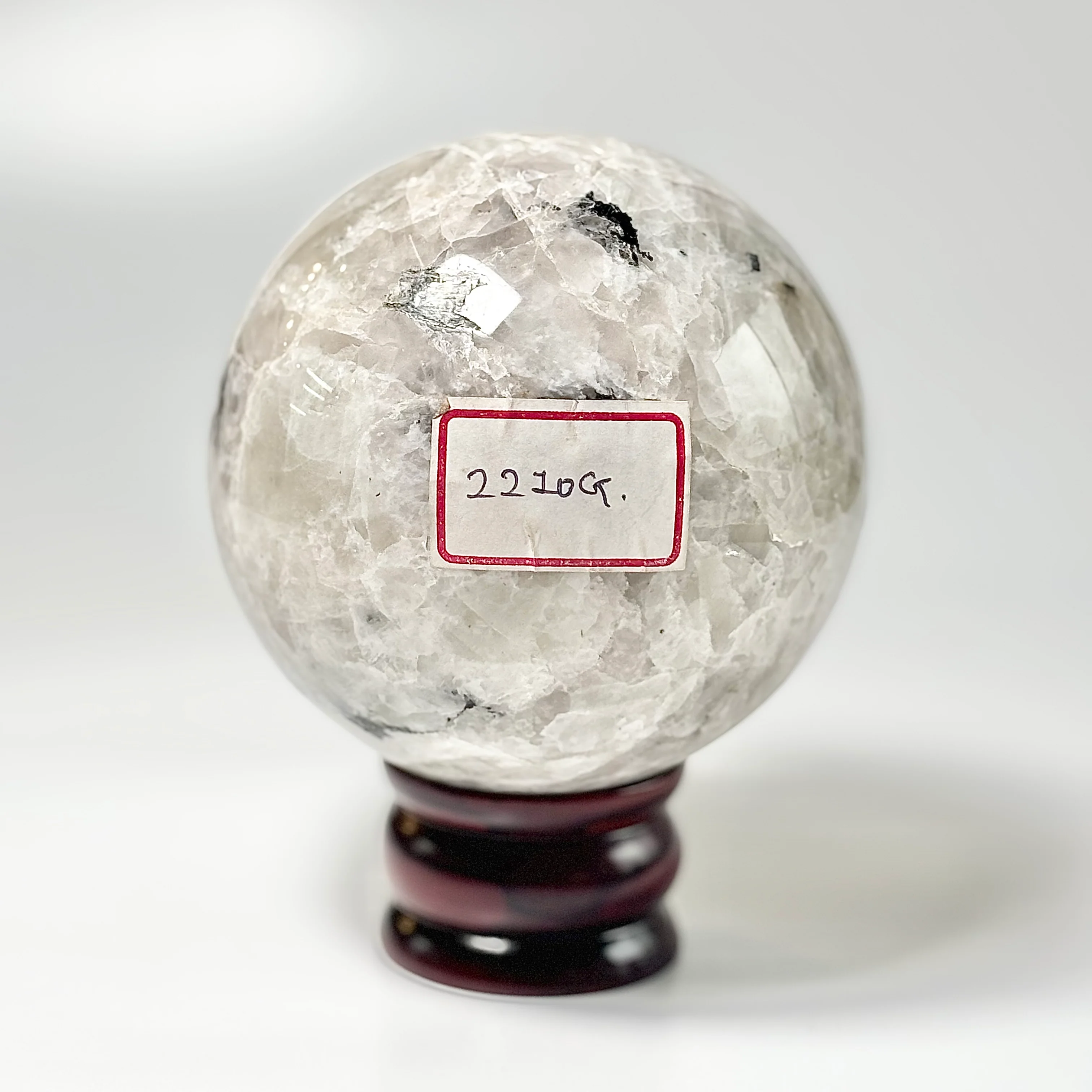 Rainbow Moonstone Sphere – Large - 2210 Gm | Cultivates Compassion & empathy - Image 3