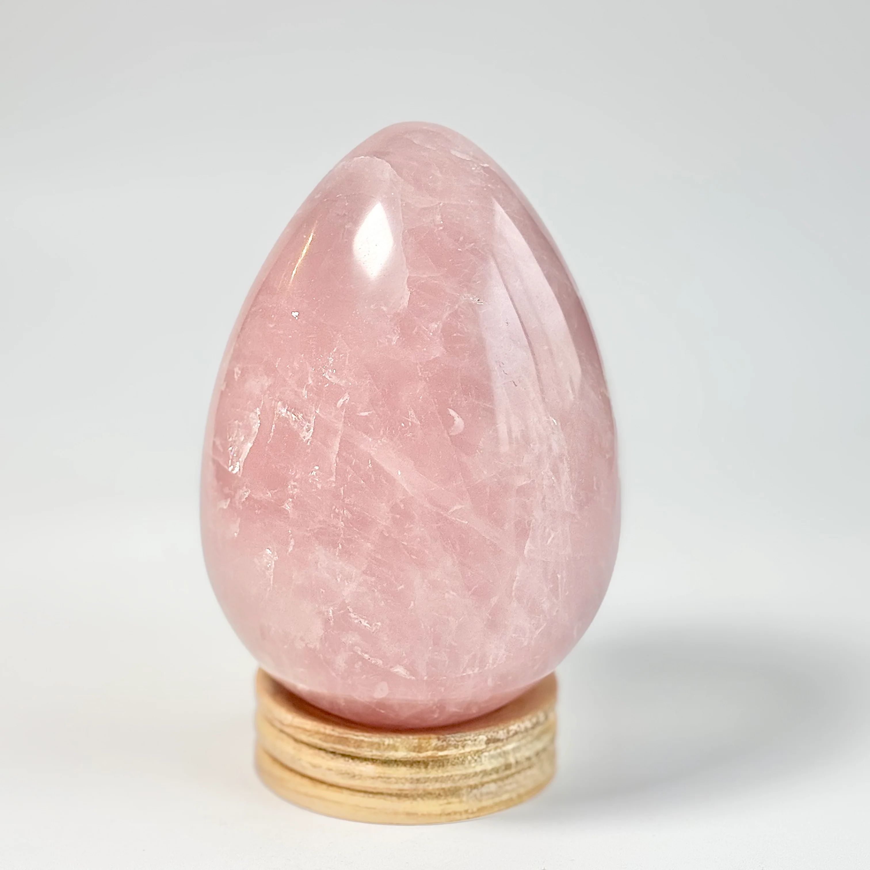 Rose Quartz Large Egg Carving – 1.5 Kg | Stone of Love & Self Love - Image 3