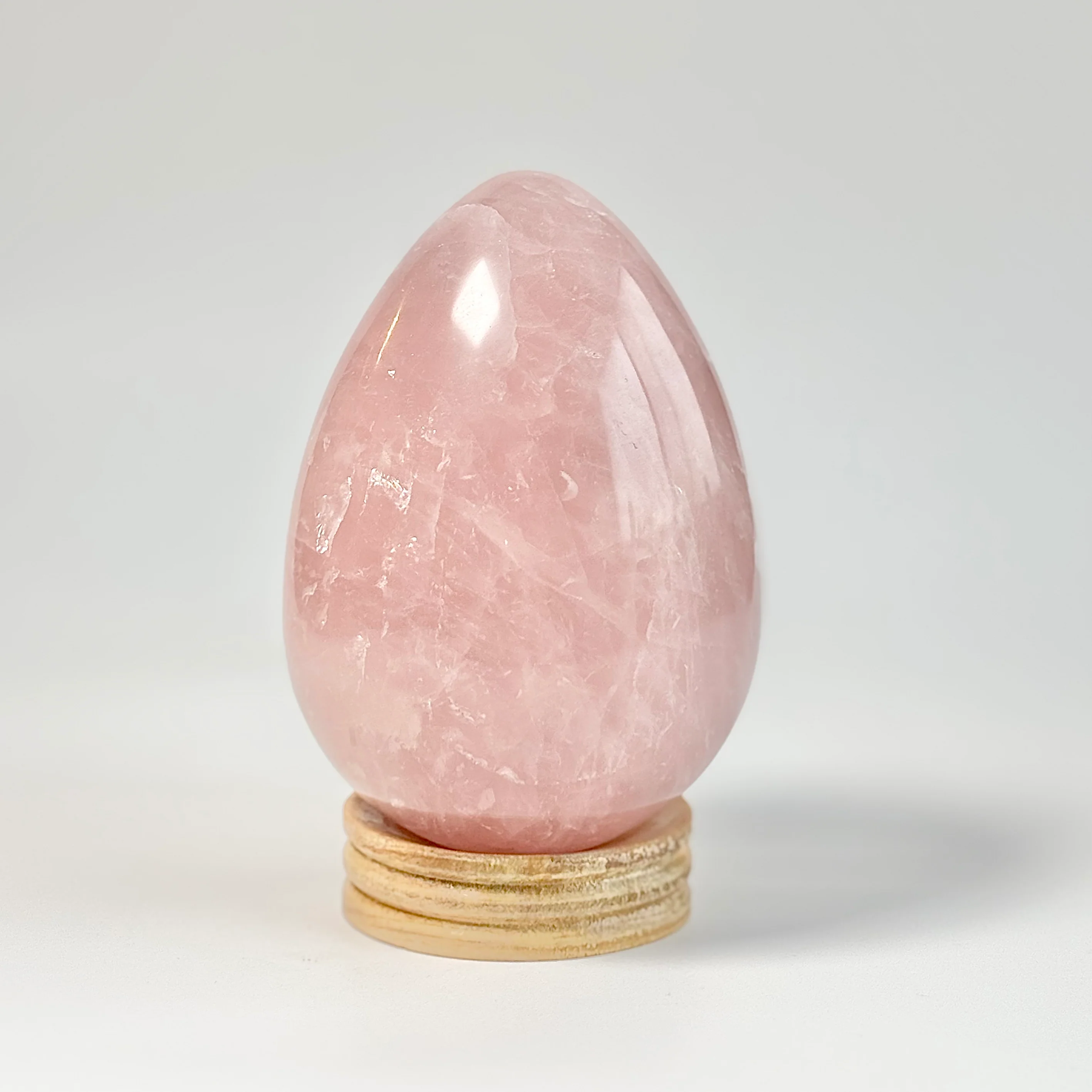 Rose Quartz Large Egg Carving – 1.5 Kg | Stone of Love & Self Love - Image 4