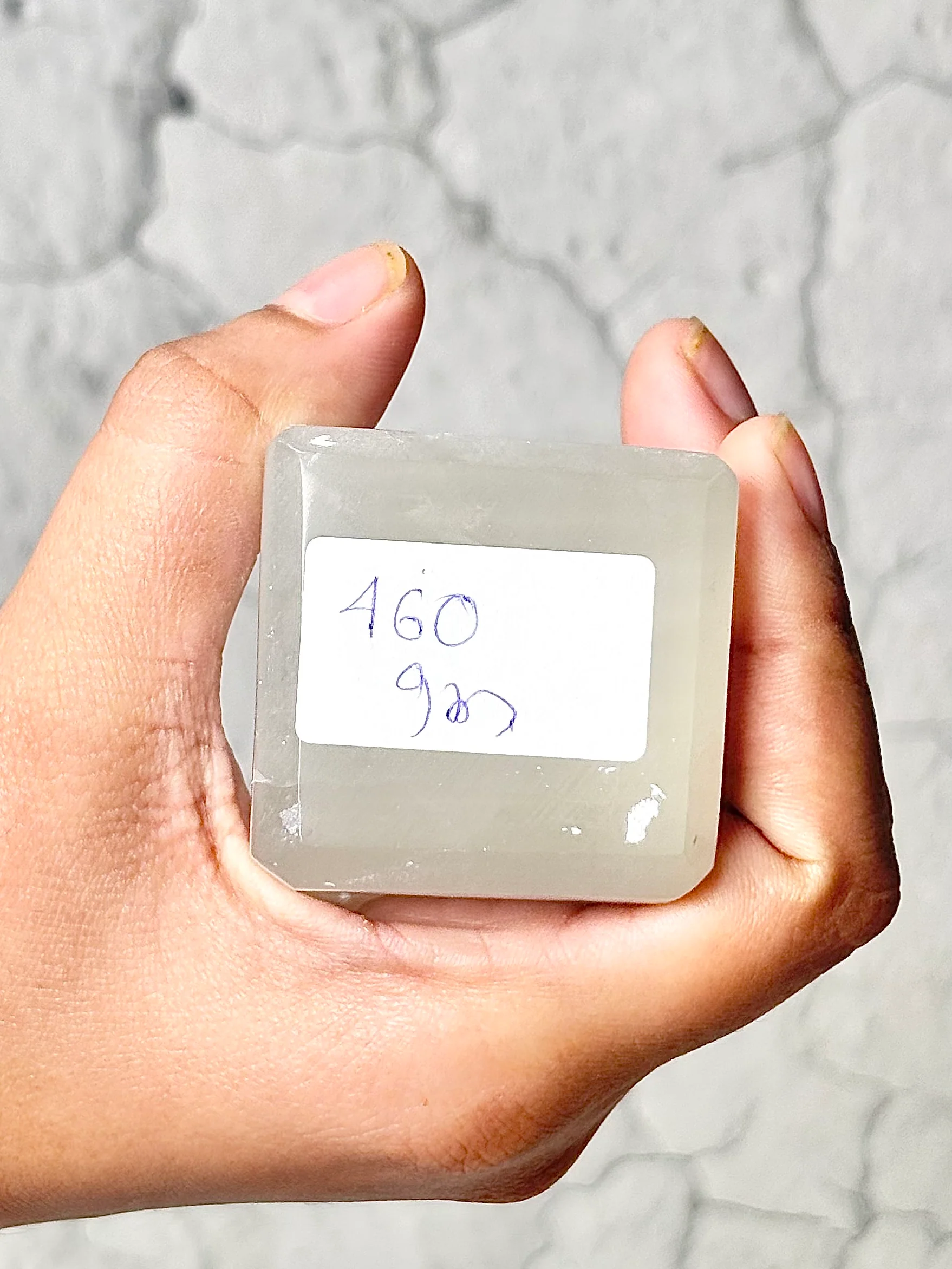 Four Facet Selenite Tower – 460g - Soft Glow & Balanced Form - Image 3