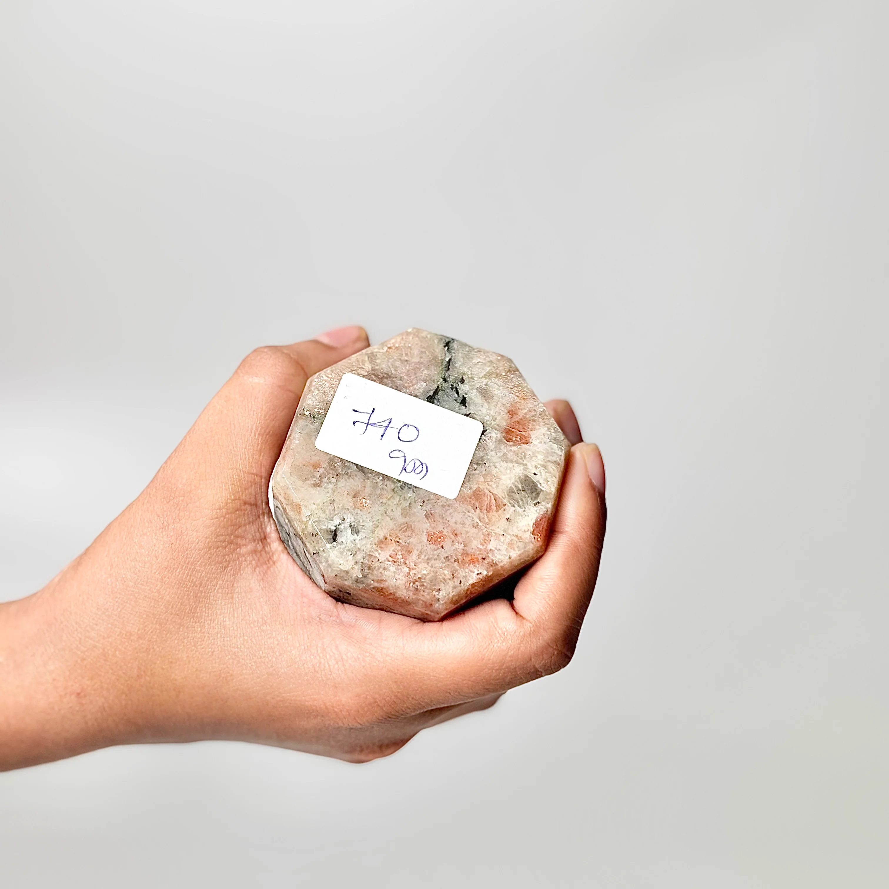 Eight Facet Sunstone Tower – 740g - Radiance, Warmth & Uplifting Energy - Image 3