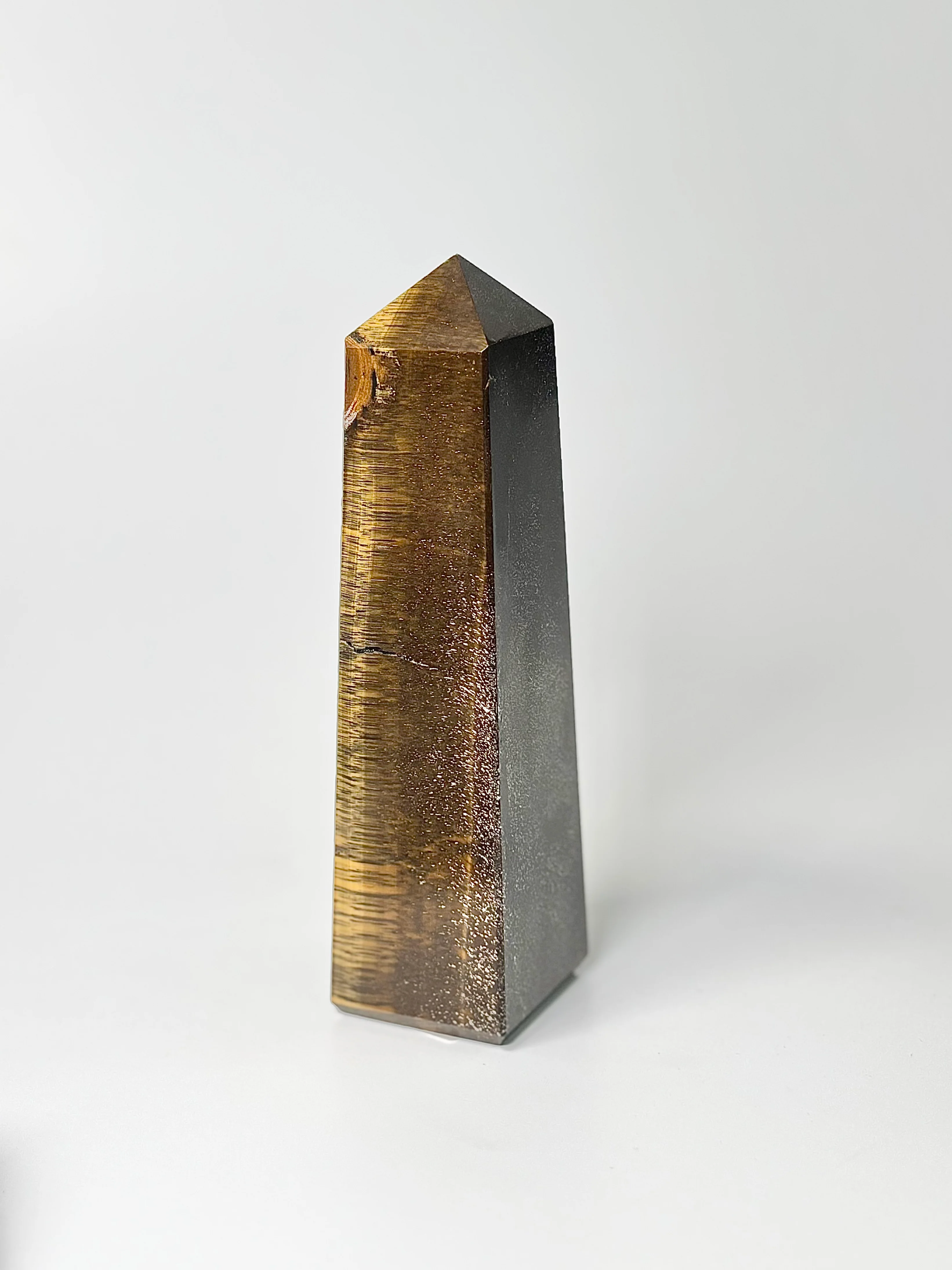 Four Facet Tiger’s Eye Tower – 540g - Focus, Confidence & Style